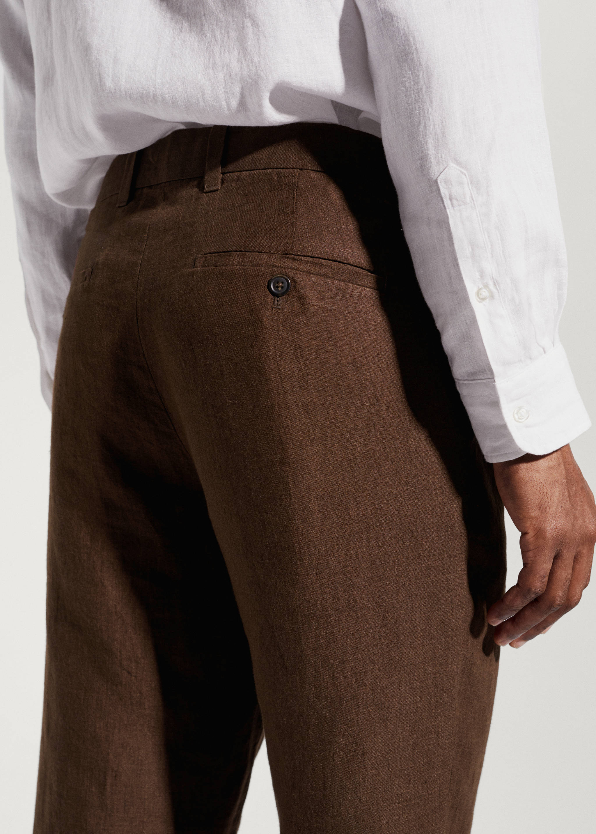 Pantalon 100 % lin slim fit - Détail de l'article 2