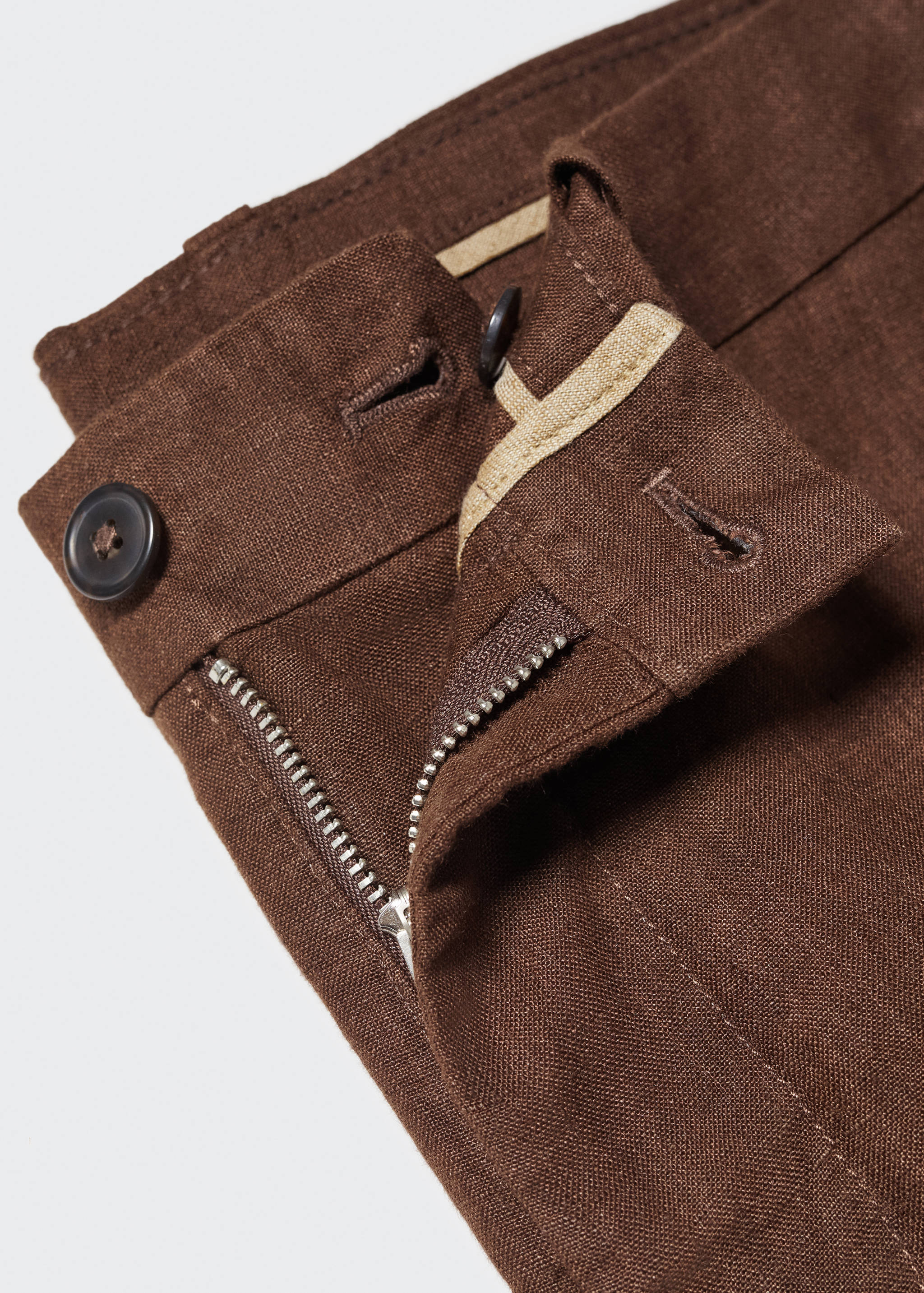 Pantalon 100 % lin slim fit - Détail de l'article 8