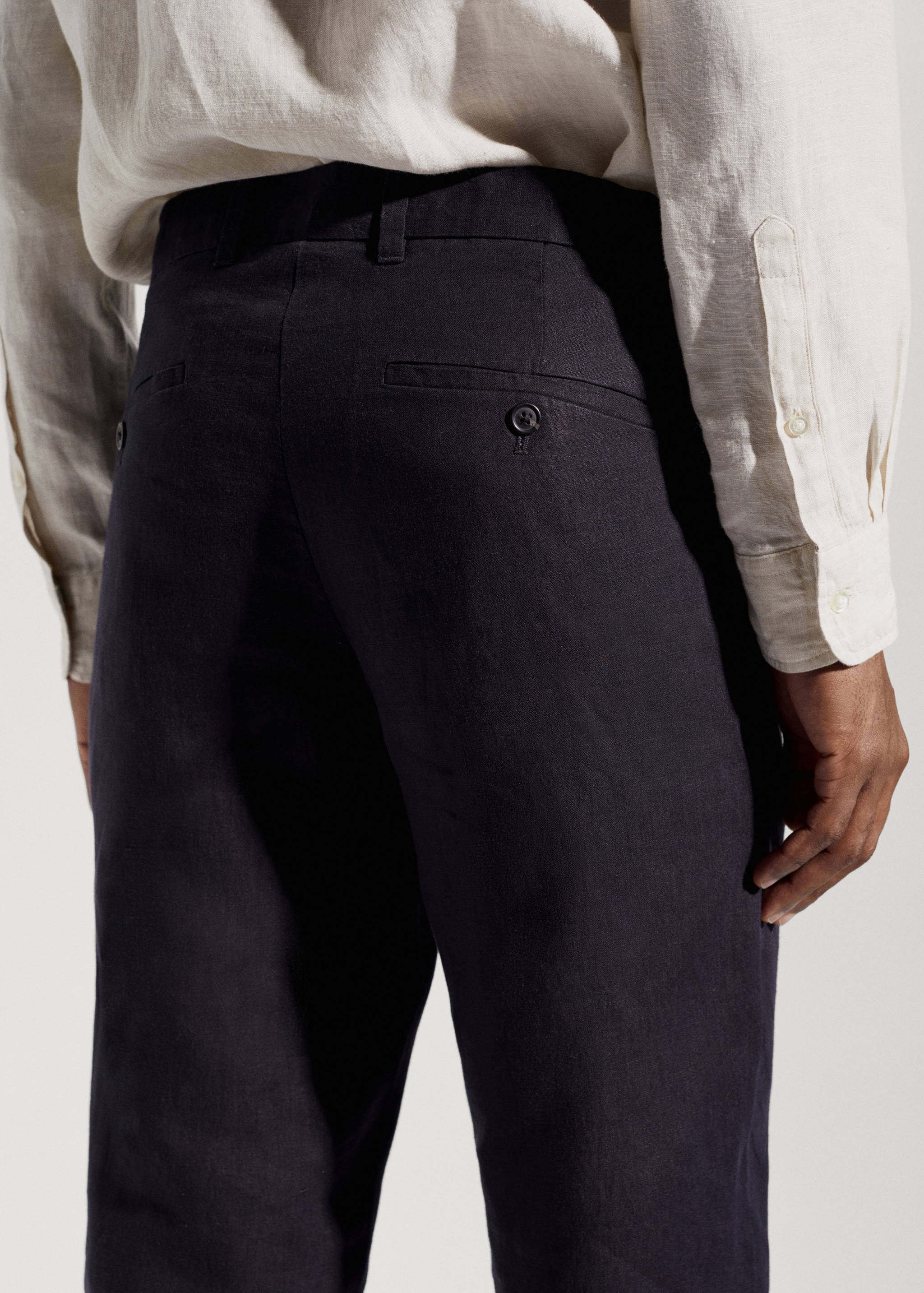 Pantalon 100 % lin slim fit - Détail de l'article 2