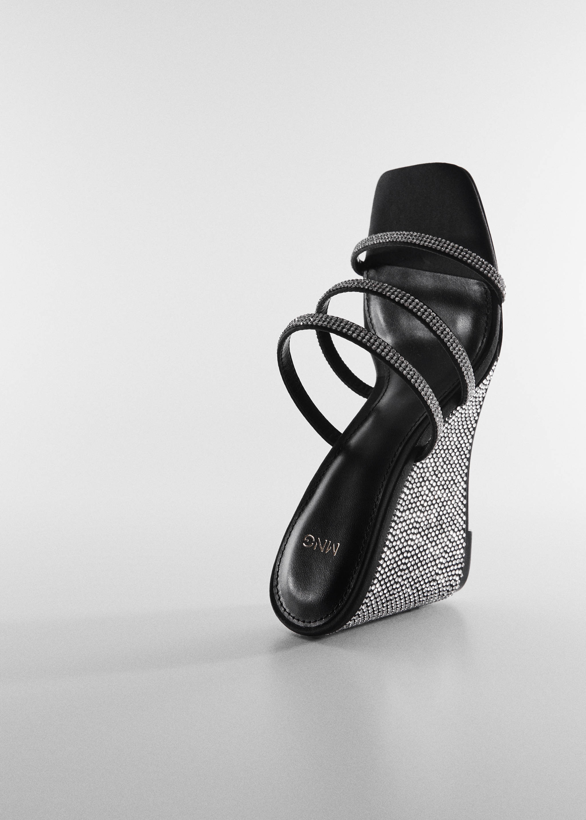 Rhinestone wedge sandal - Details of the article 5