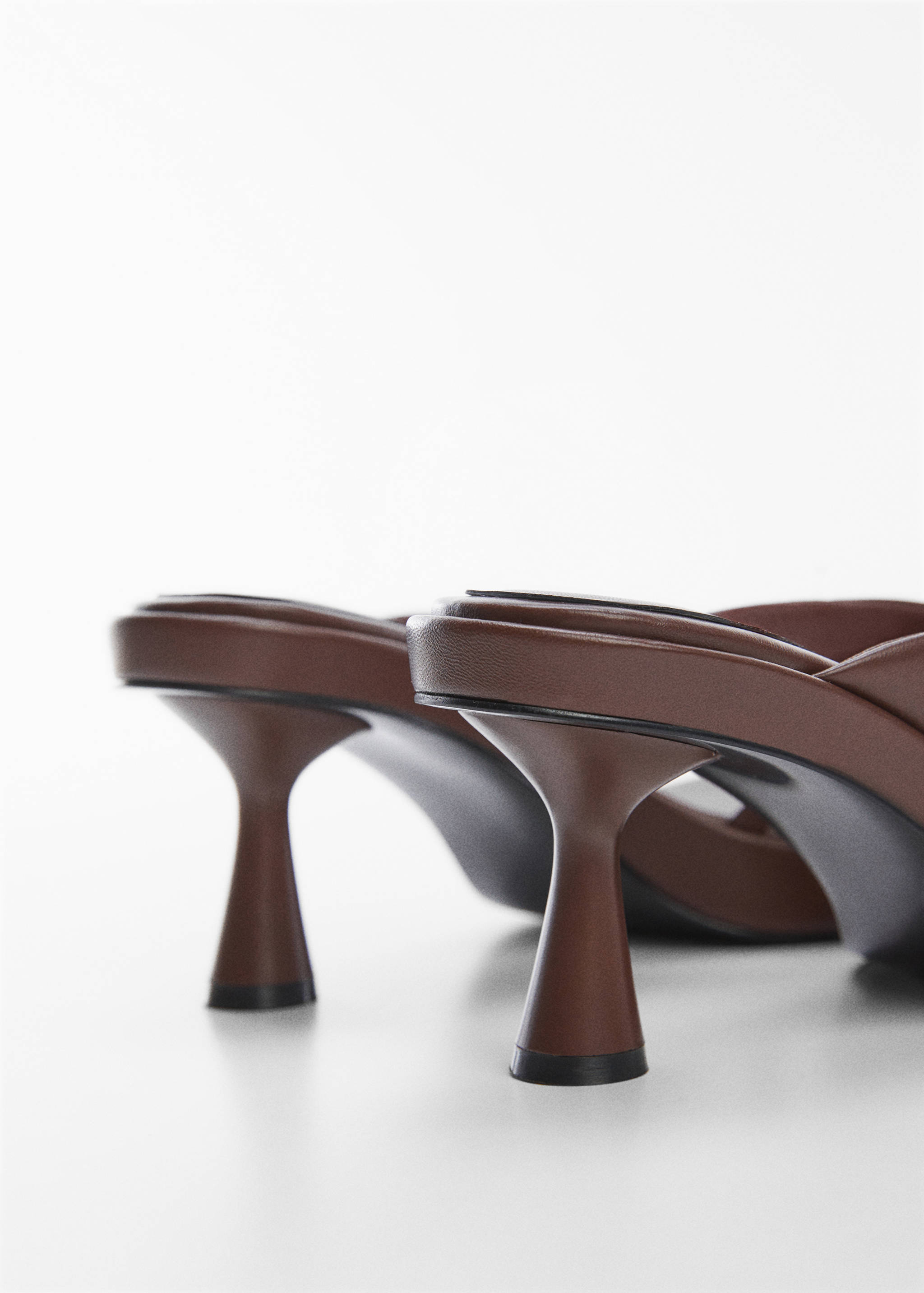 Quilted heeled sandals - Details of the article 2