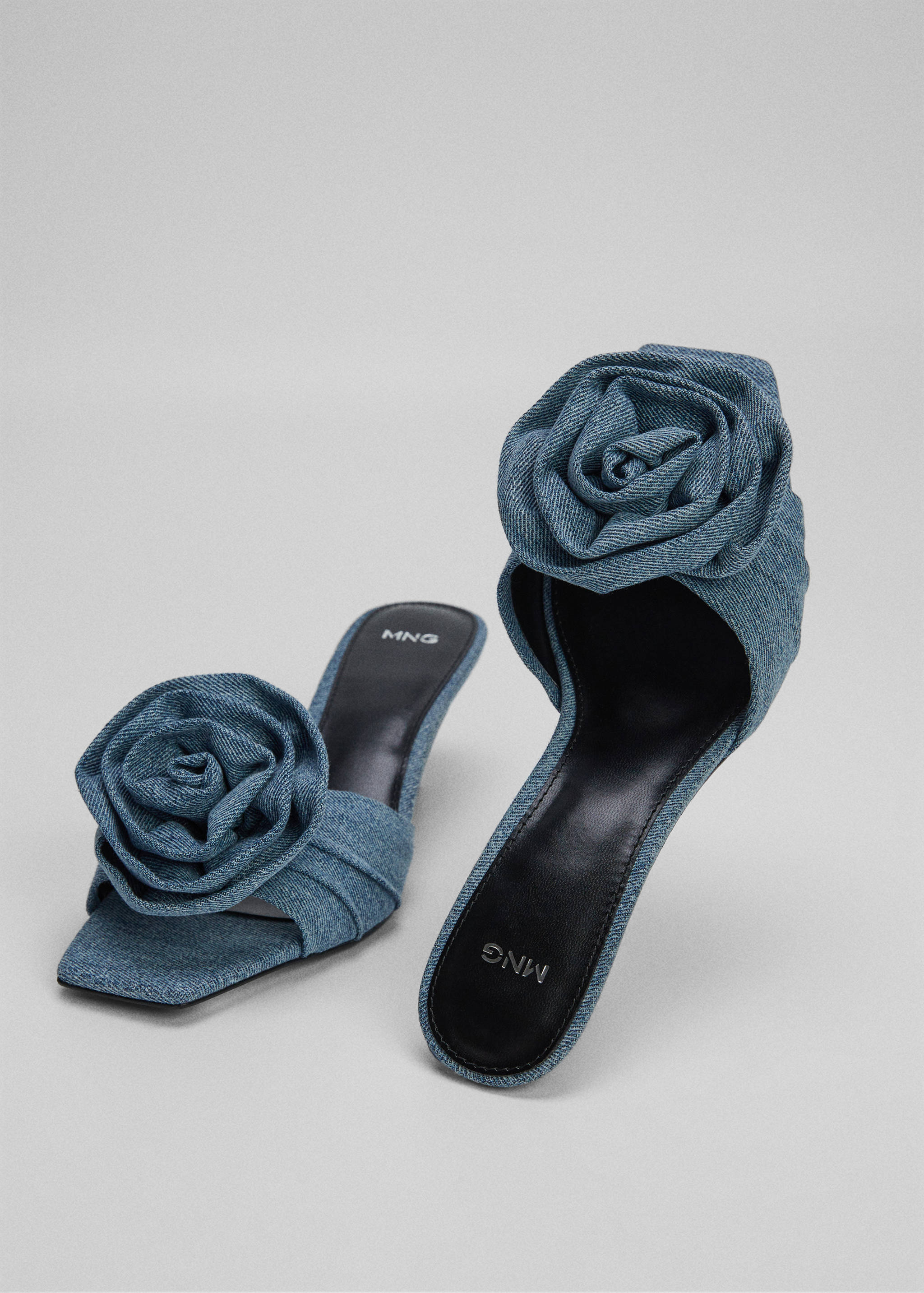 Floral denim sandals - Details of the article 5