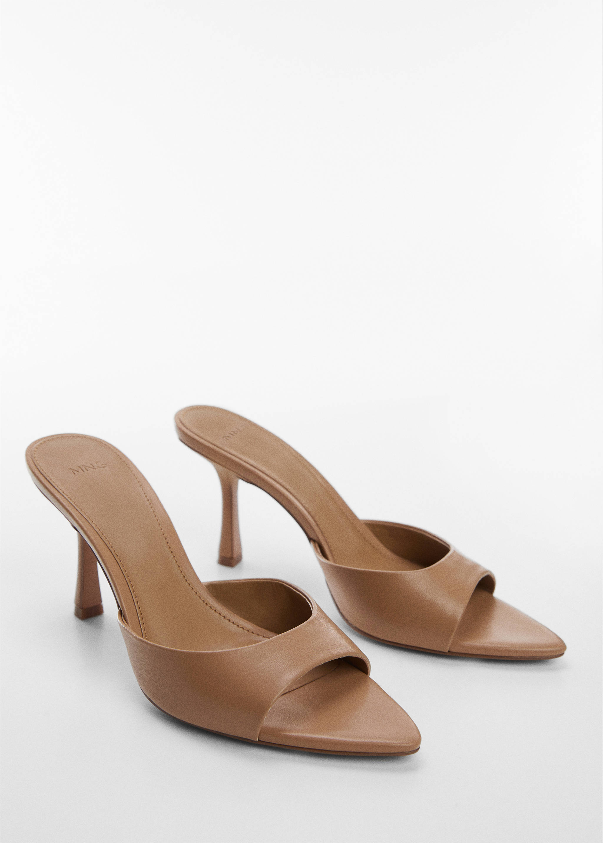 Heel non-structured sandals - Medium plane