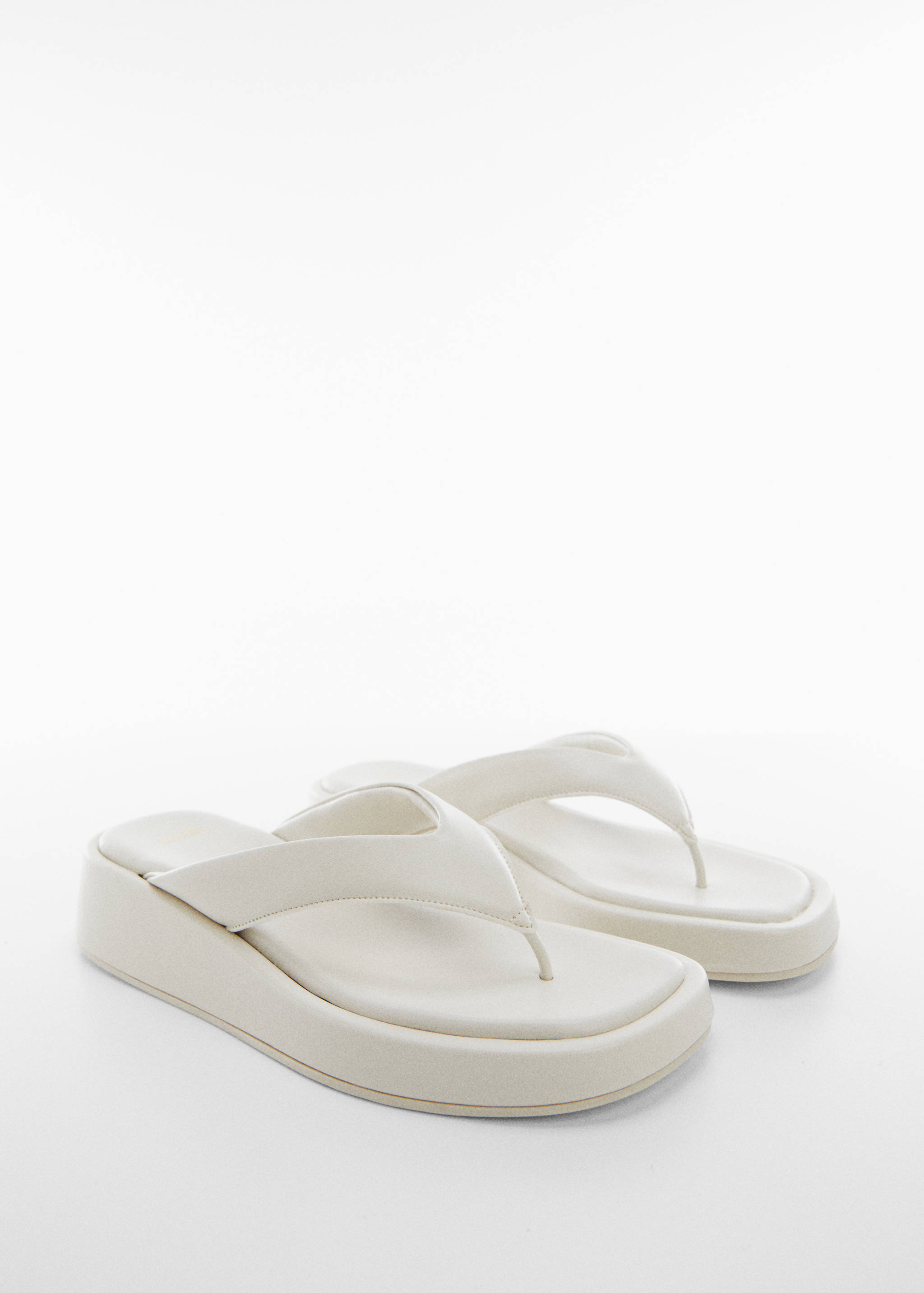 Platform strap sandals - Medium plane