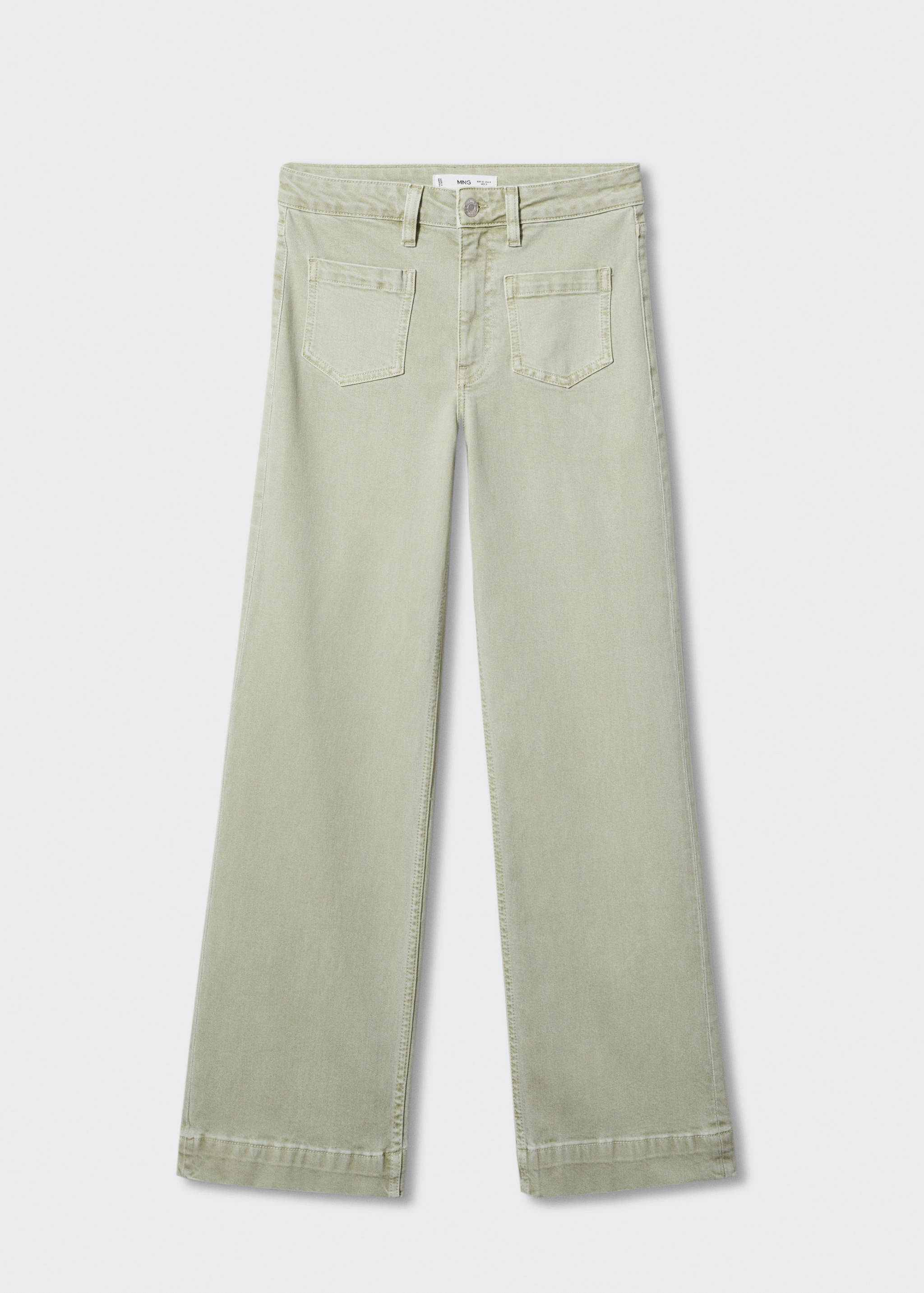 Wideleg jeans with pockets - Article without model