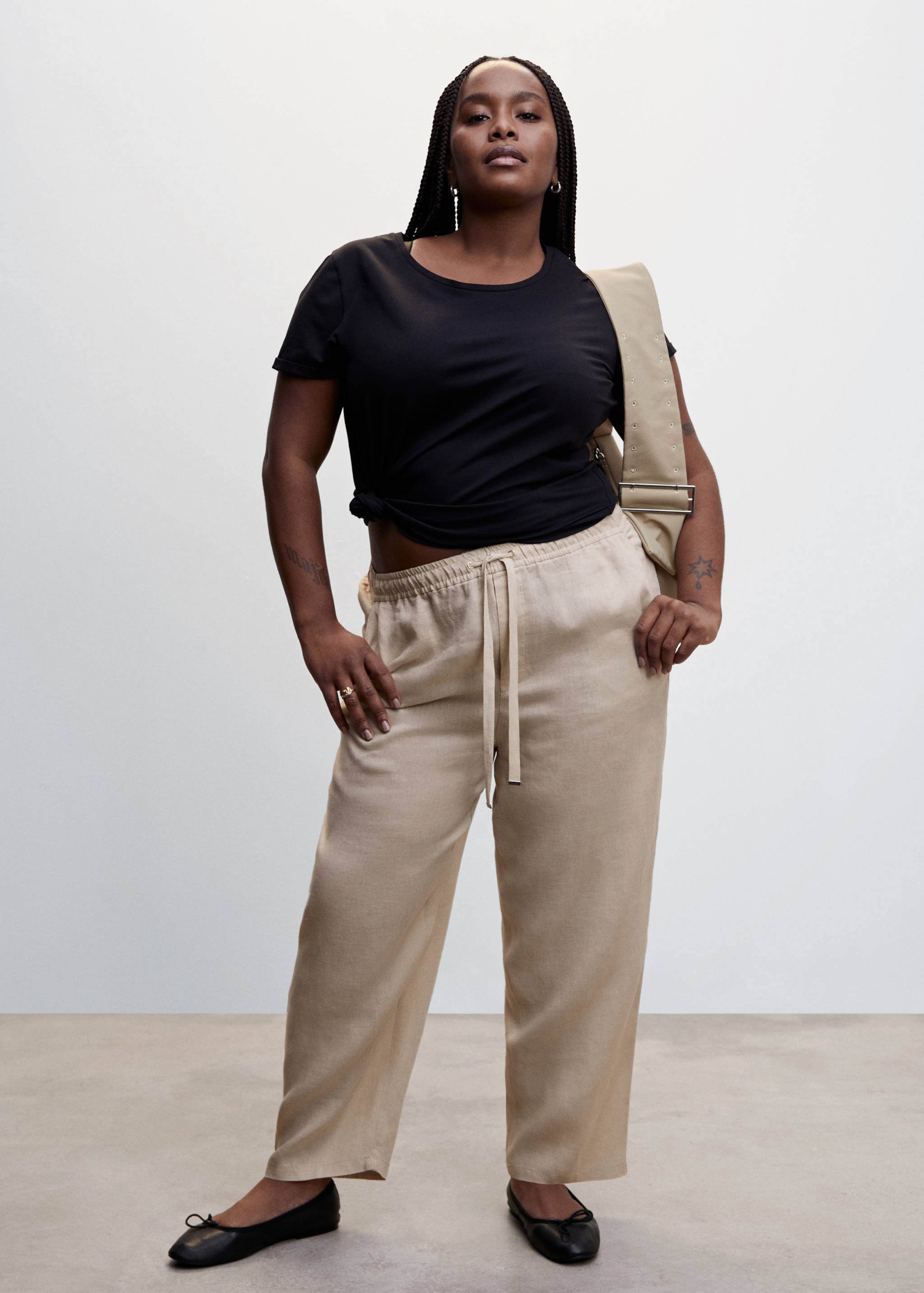 Pantalón 100% lino - Detalle del artículo 3