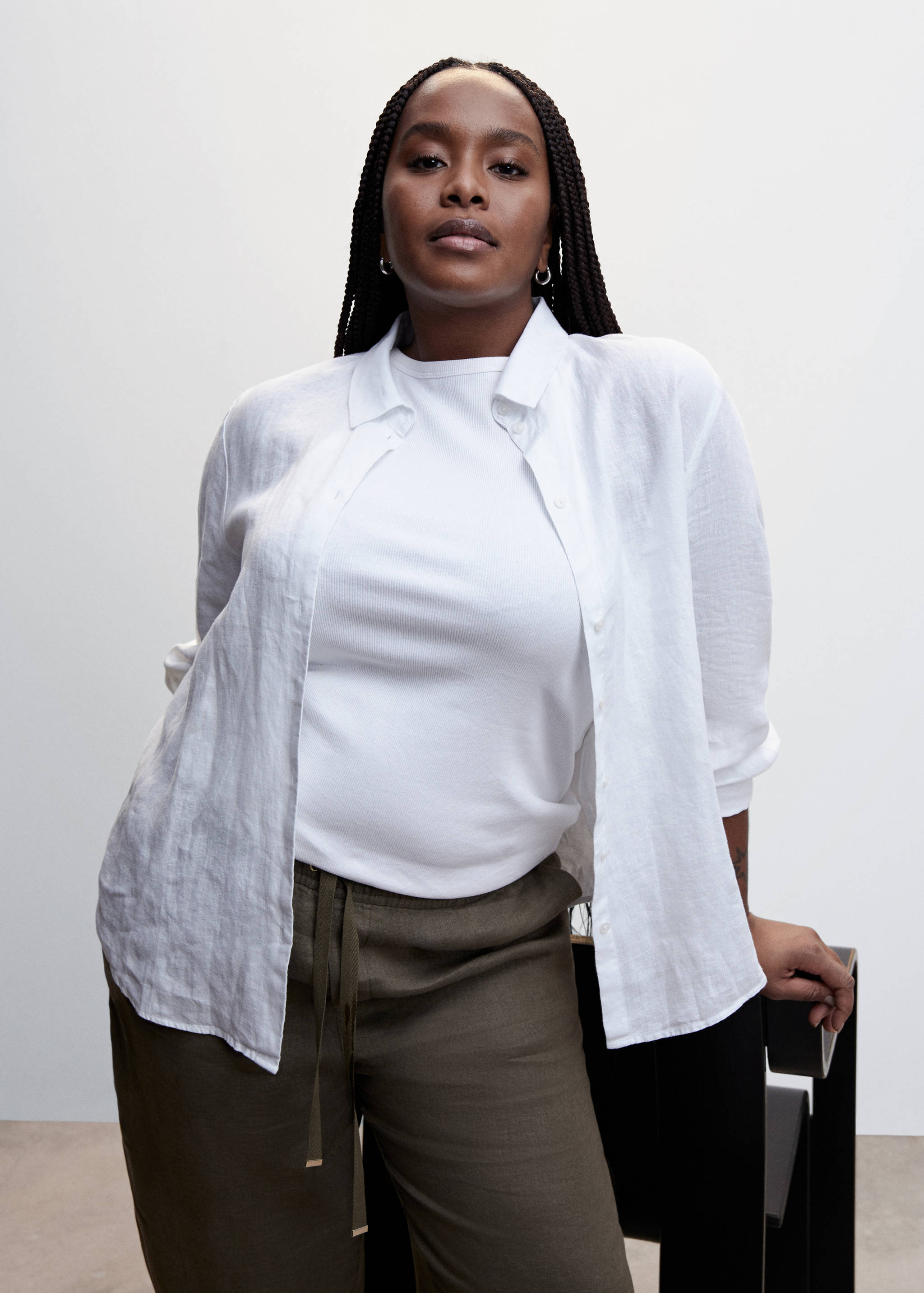 Pantalón 100% lino - Detalle del artículo 5