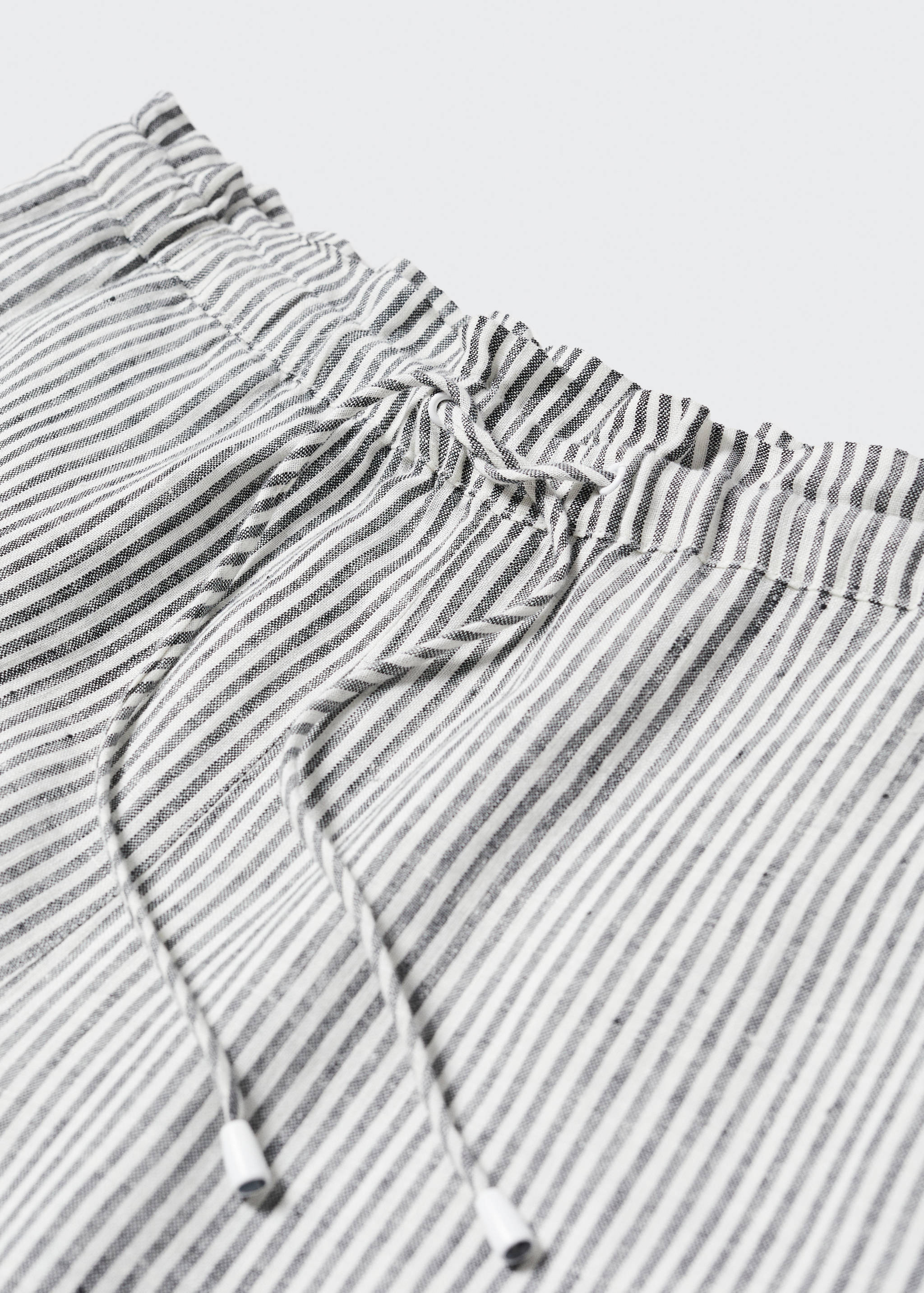 Linen jogger trousers - Details of the article 8