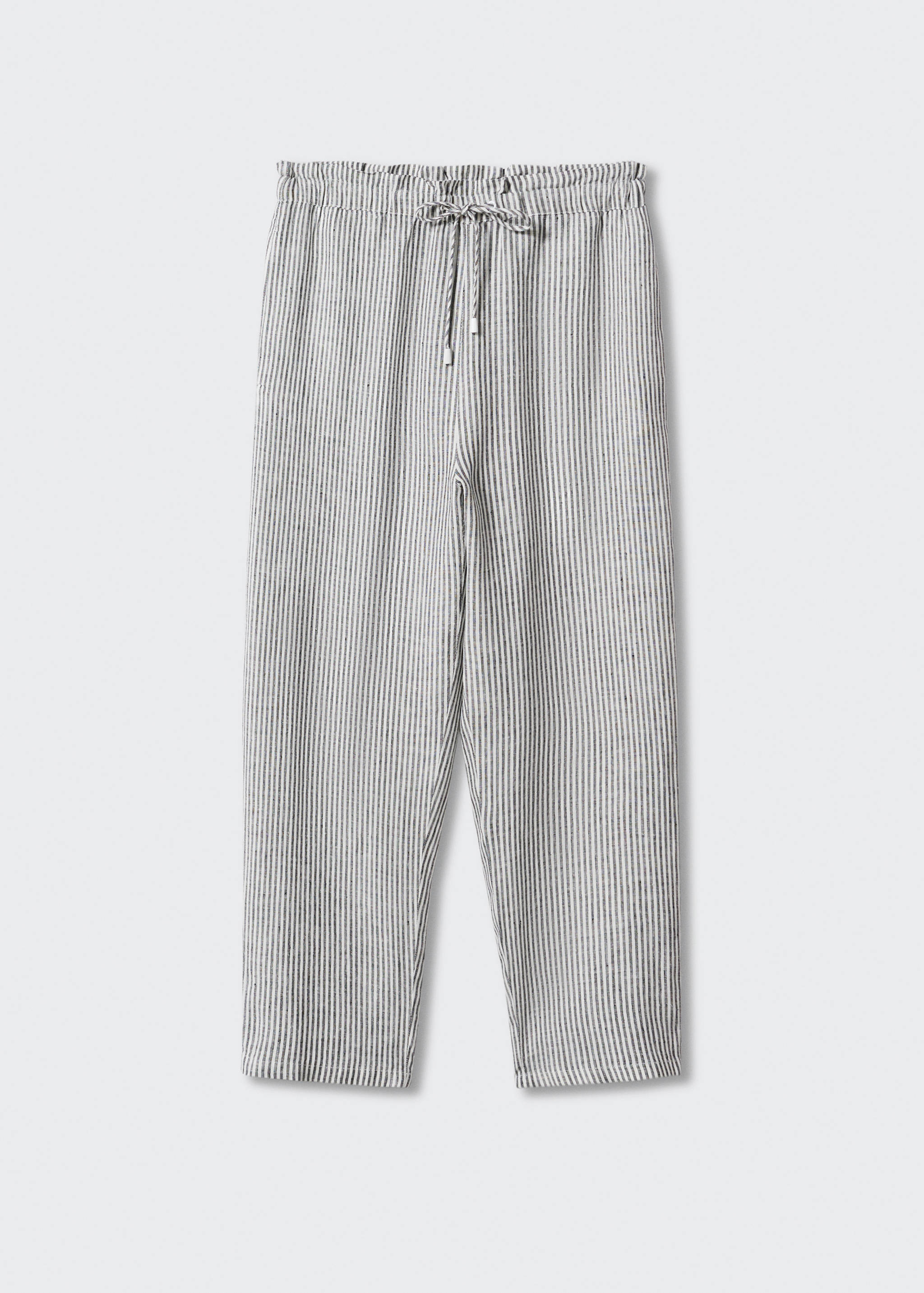 Linen jogger trousers - Article without model