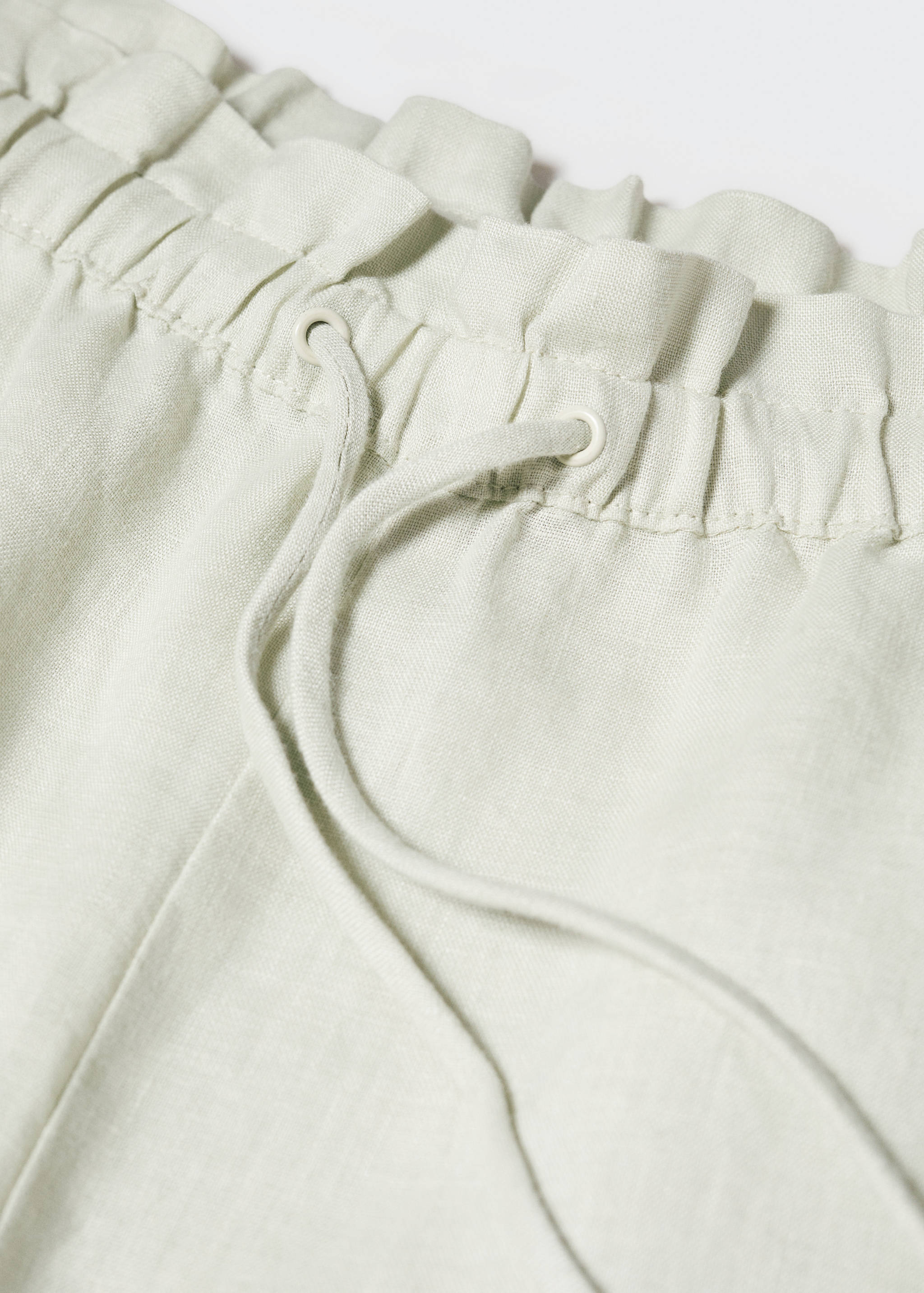 Linen jogger trousers - Details of the article 8