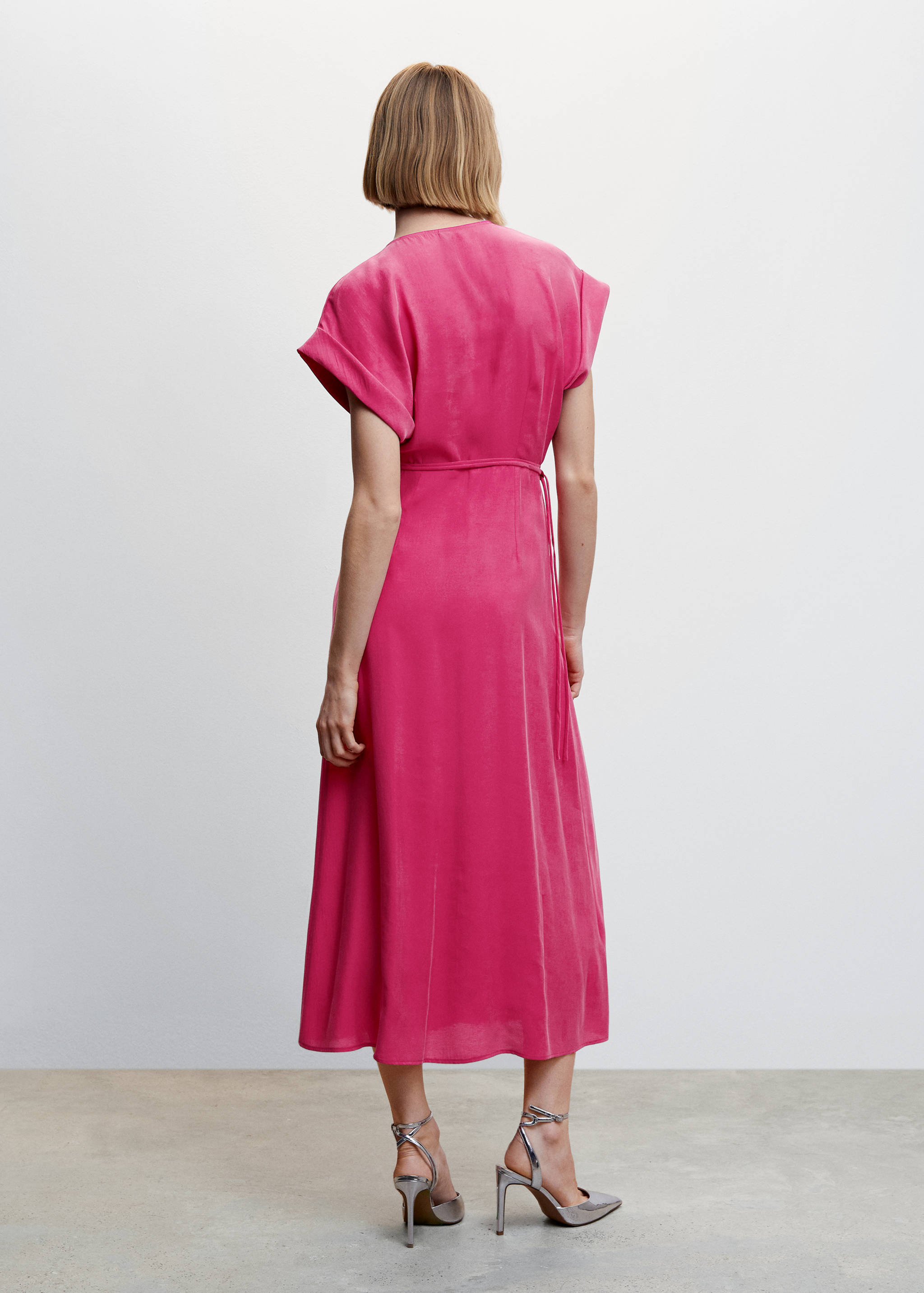 Modal wrap dress - Reverse of the article