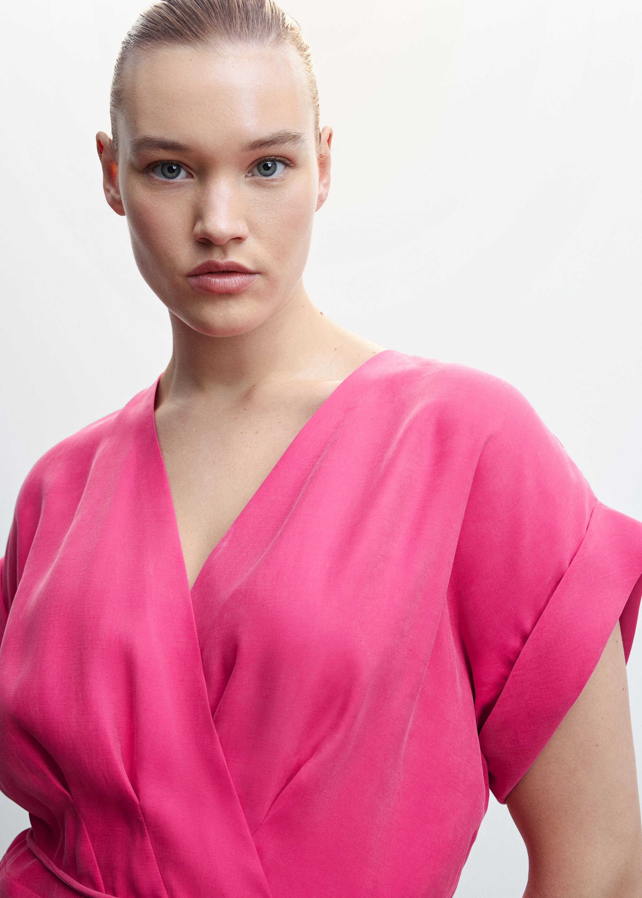 Modal wrap dress - Details of the article 4