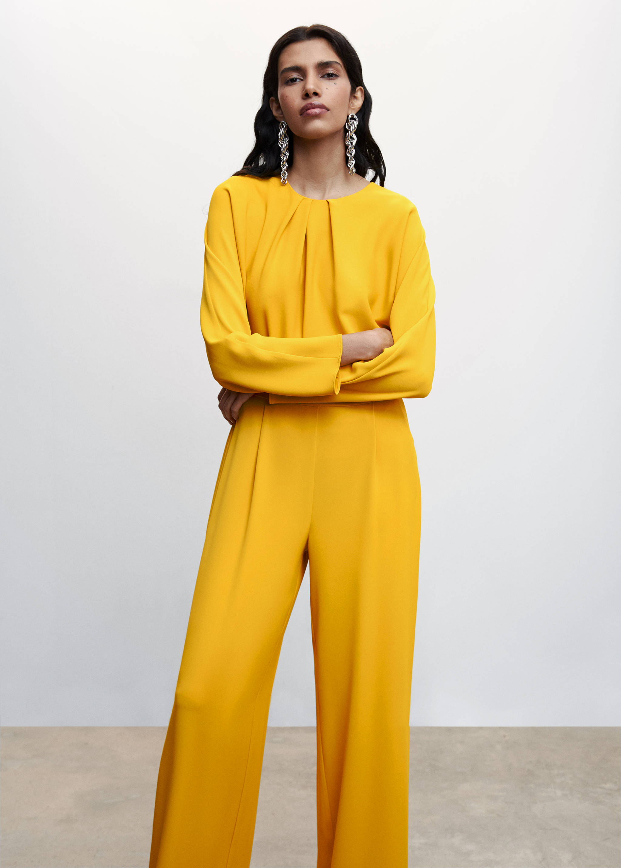 Dart palazzo trousers - Details of the article 1