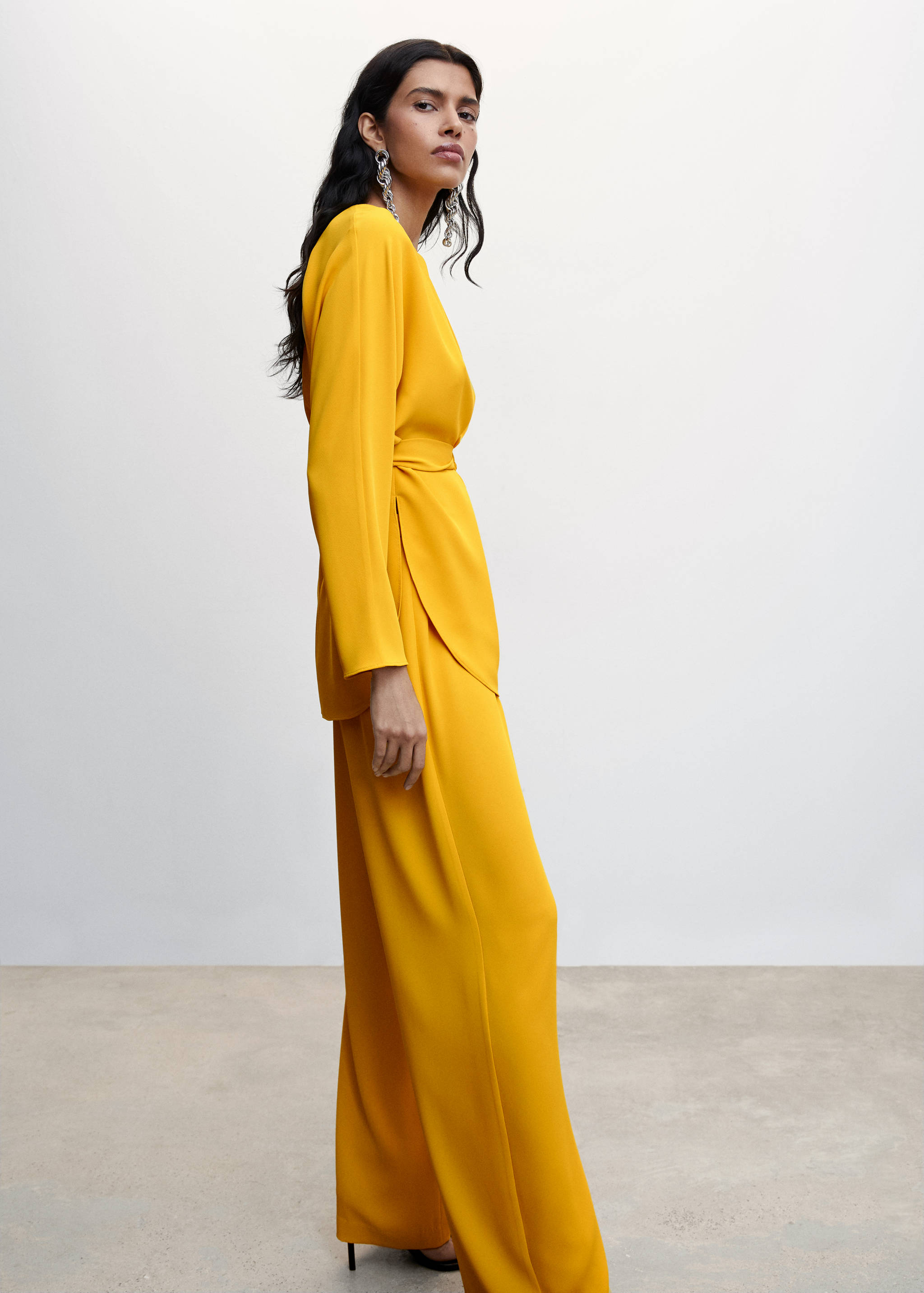 Dart palazzo trousers - Details of the article 2