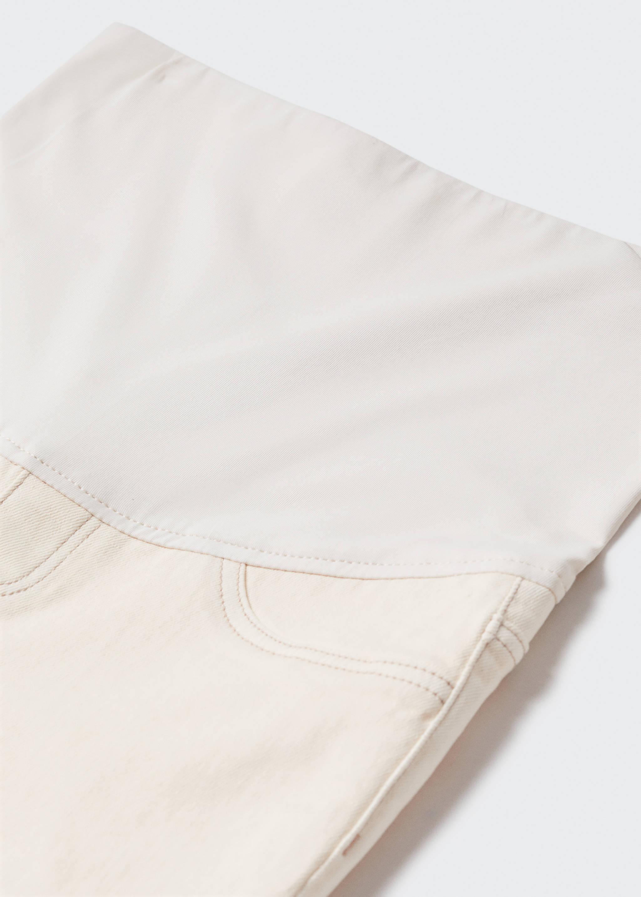 Maternity flared cropped jeans - Details of the article 8