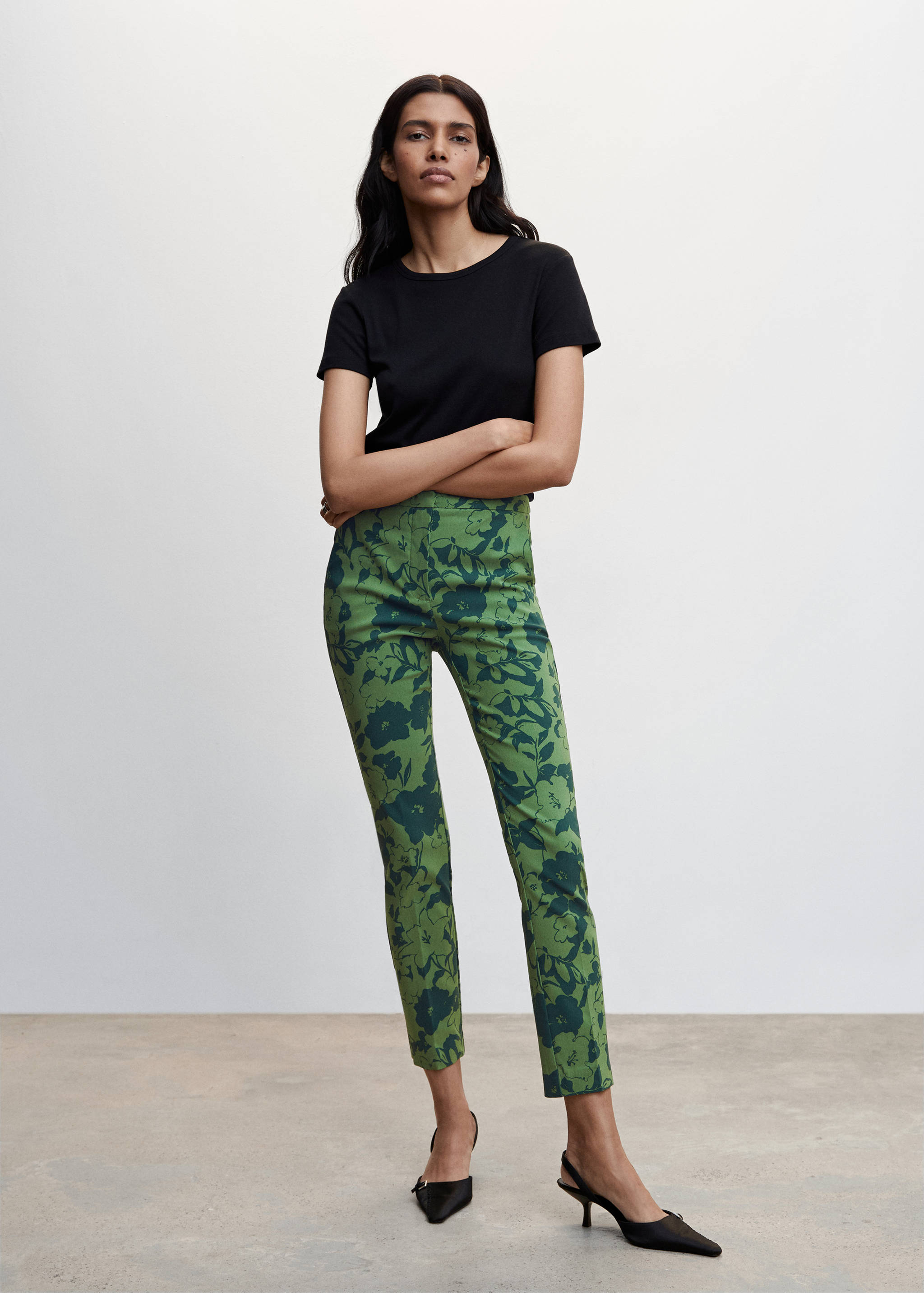 Pantalon skinny crop - Plan général
