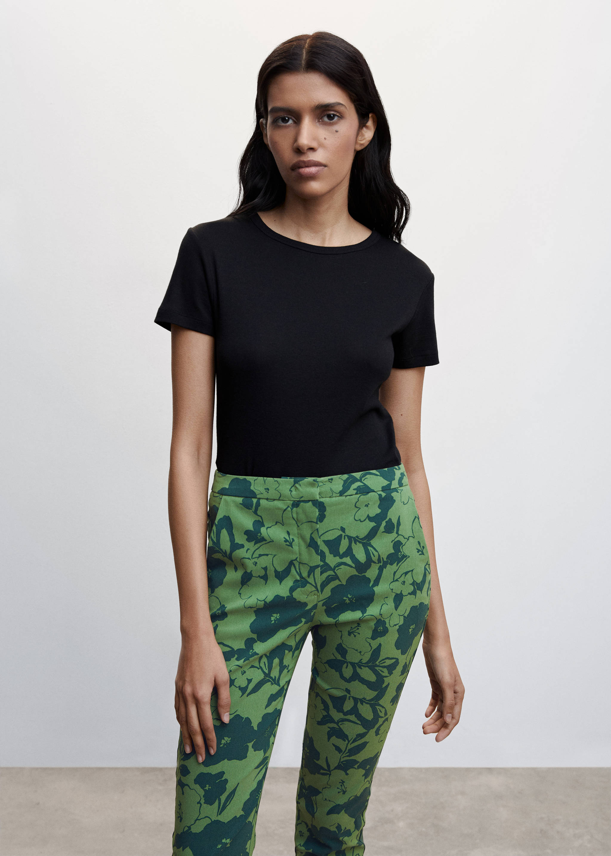 Pantalon skinny crop - Plan moyen