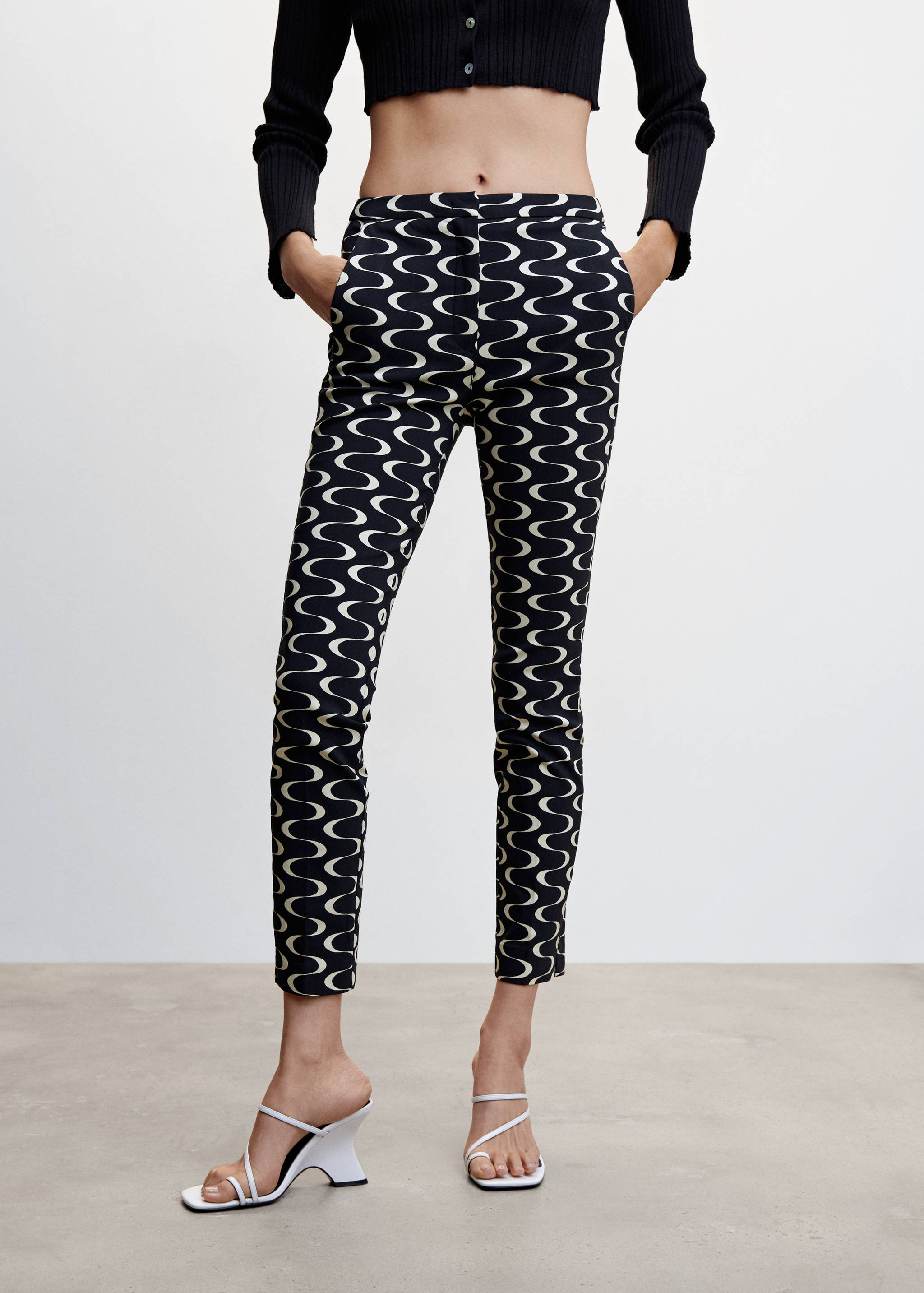 Pantalon skinny crop - Plan moyen