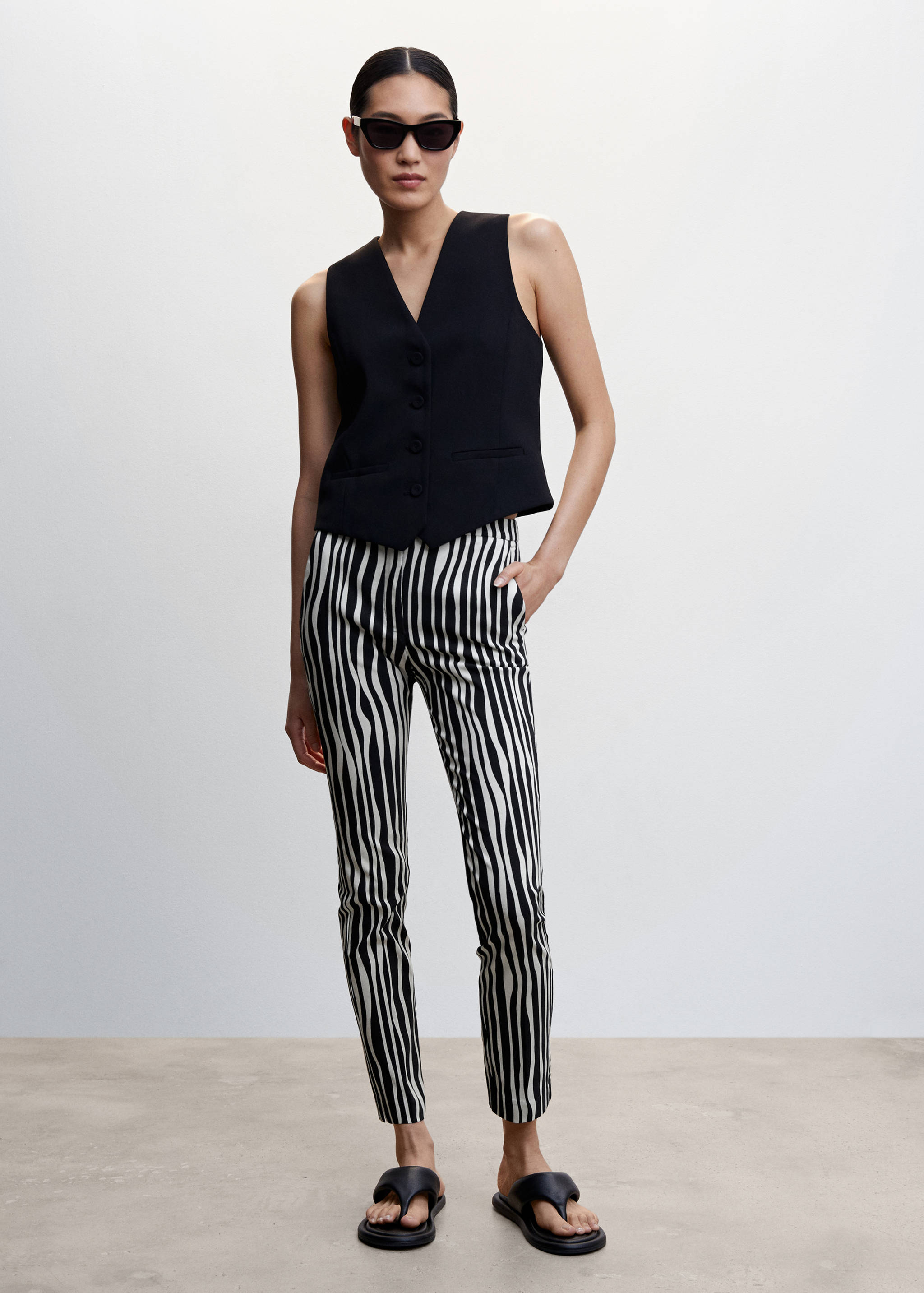 Pantalon skinny crop - Plan général