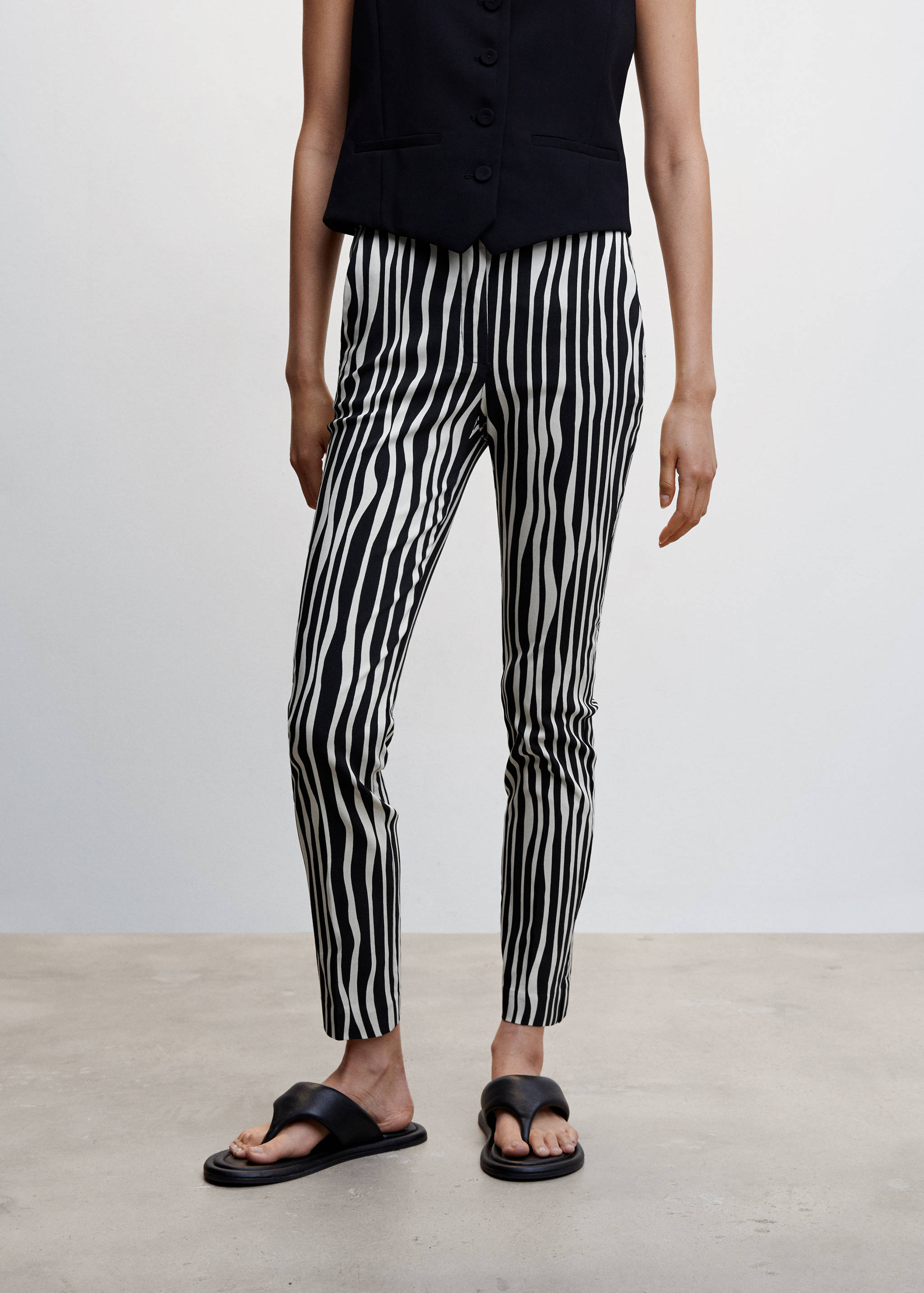 Pantalon skinny crop - Plan moyen