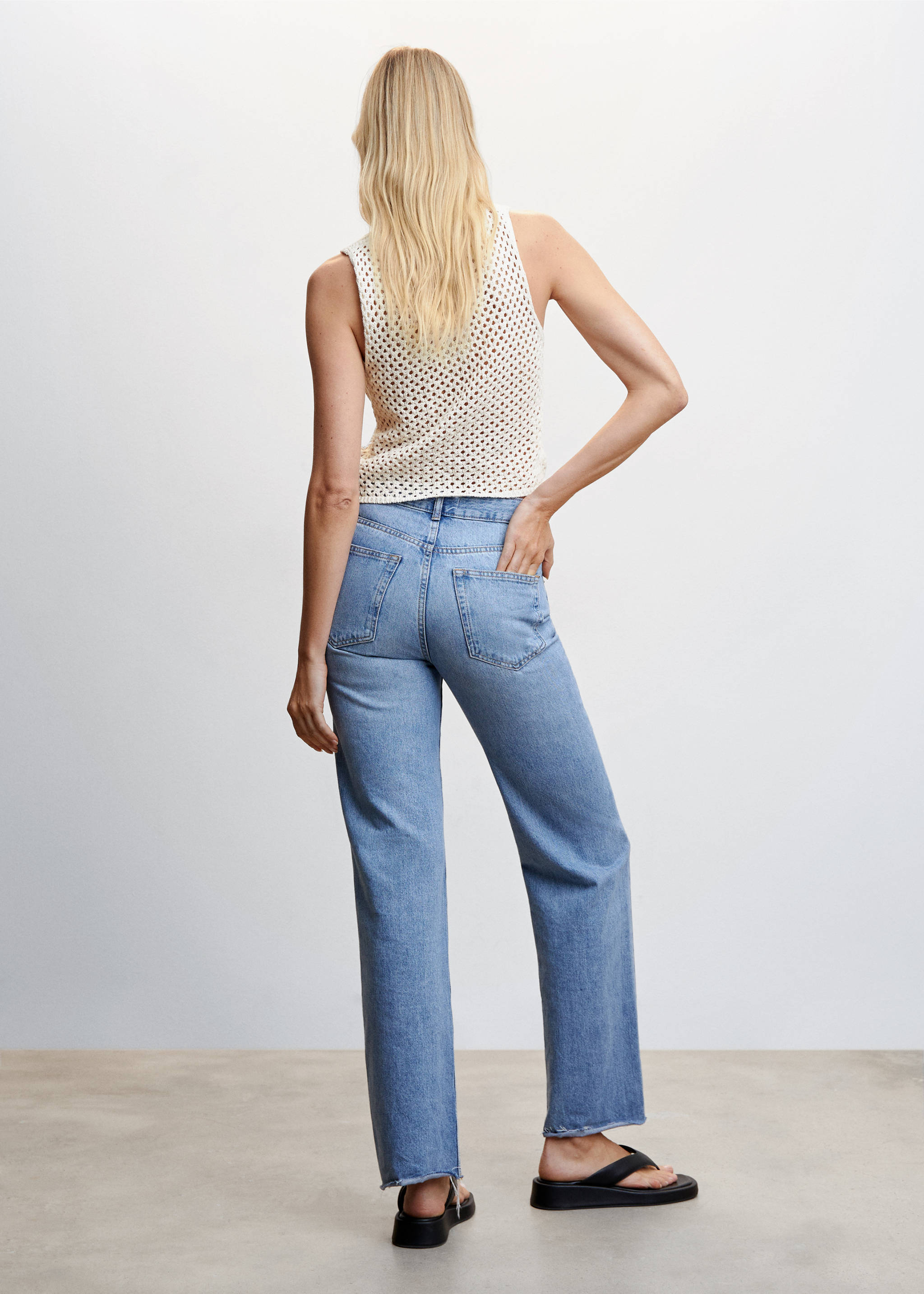 Top crop crochet - Reverso del artículo