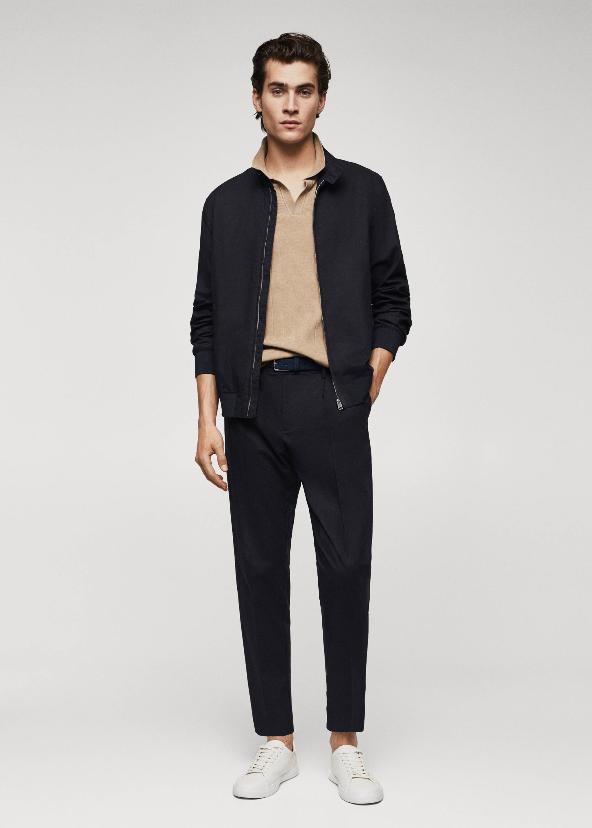 Veste bomber tissu léger - Plan général