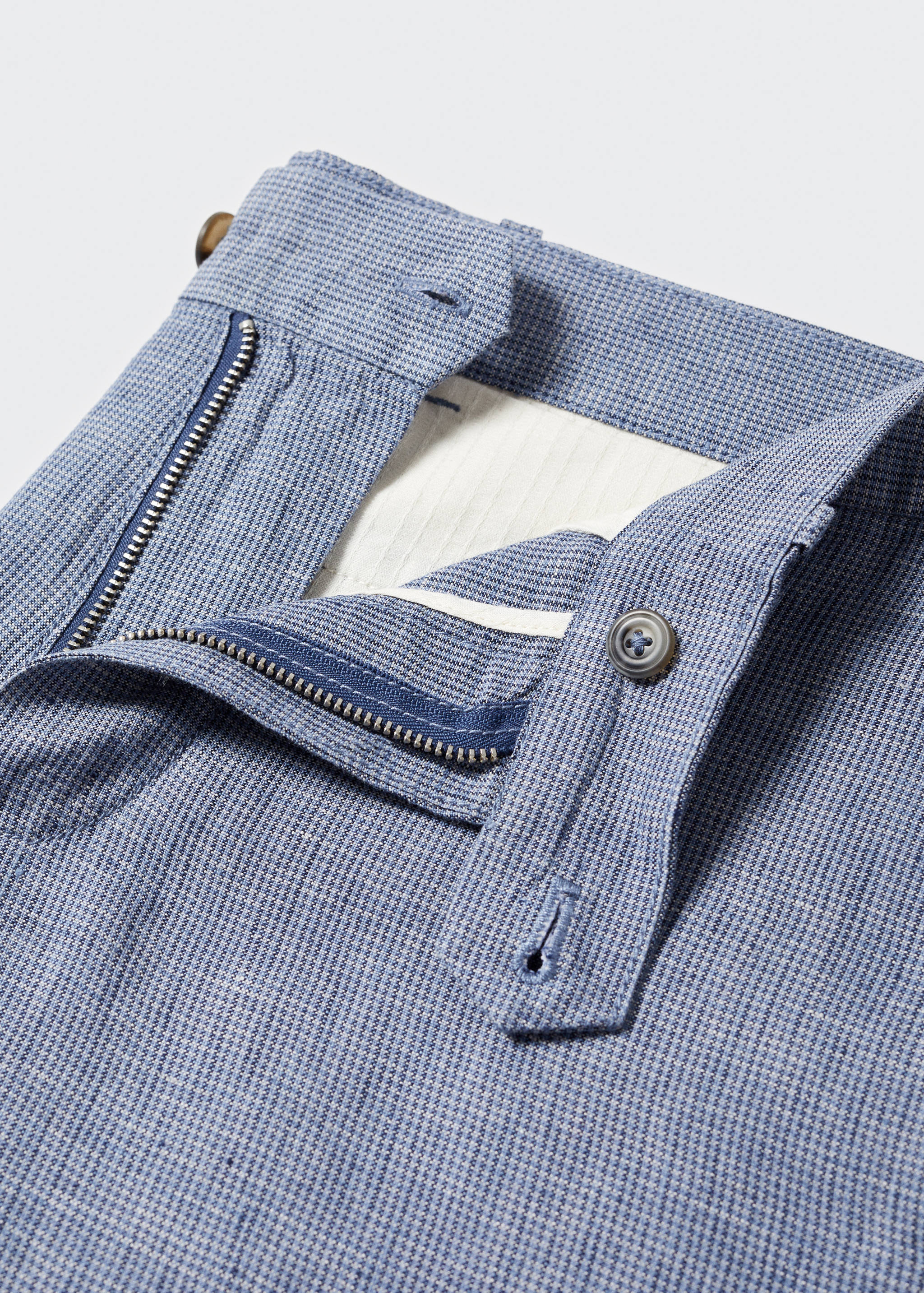 100% linen shorts - Details of the article 8