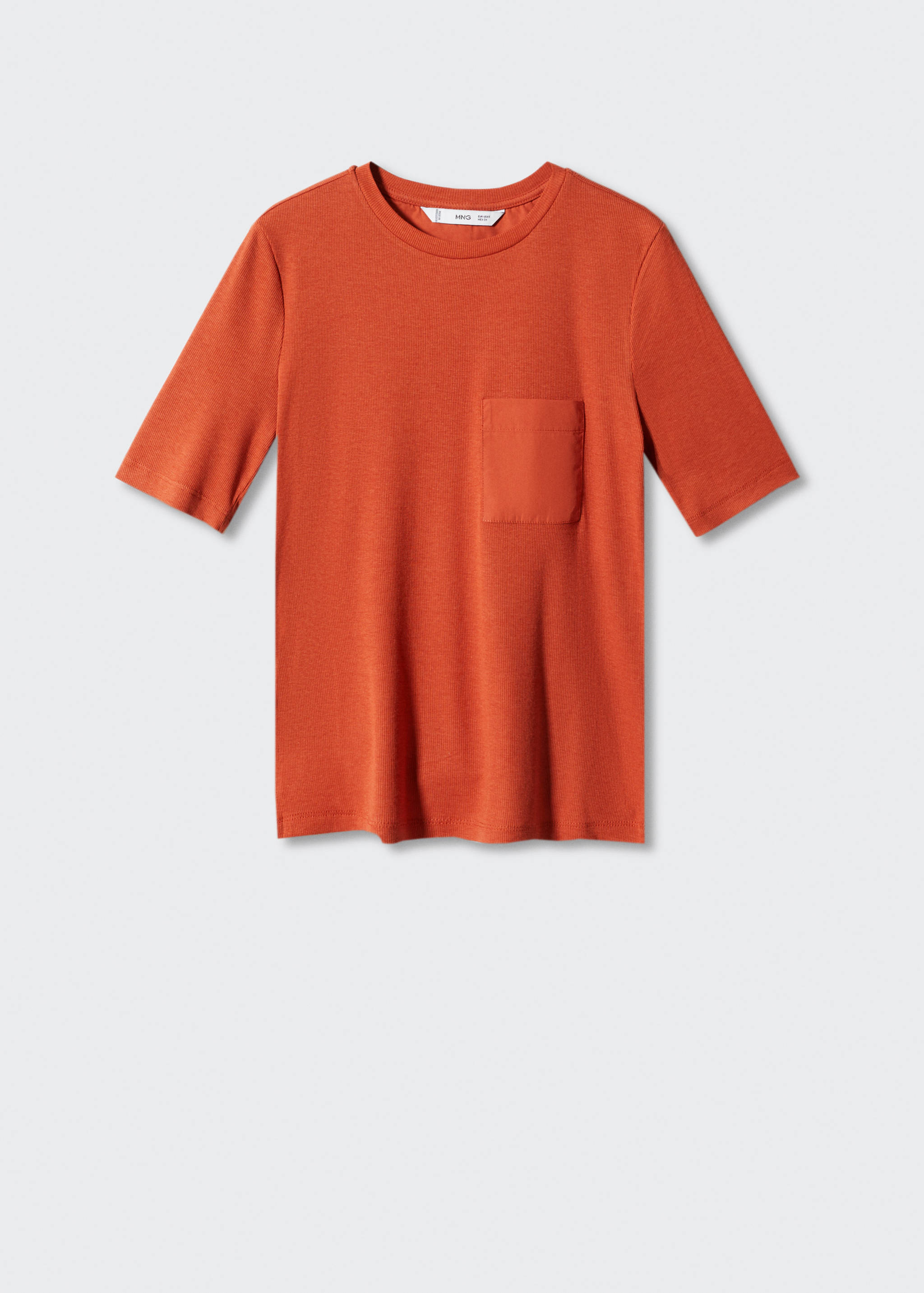 Round-neck t-shirt with pocket - Article without model