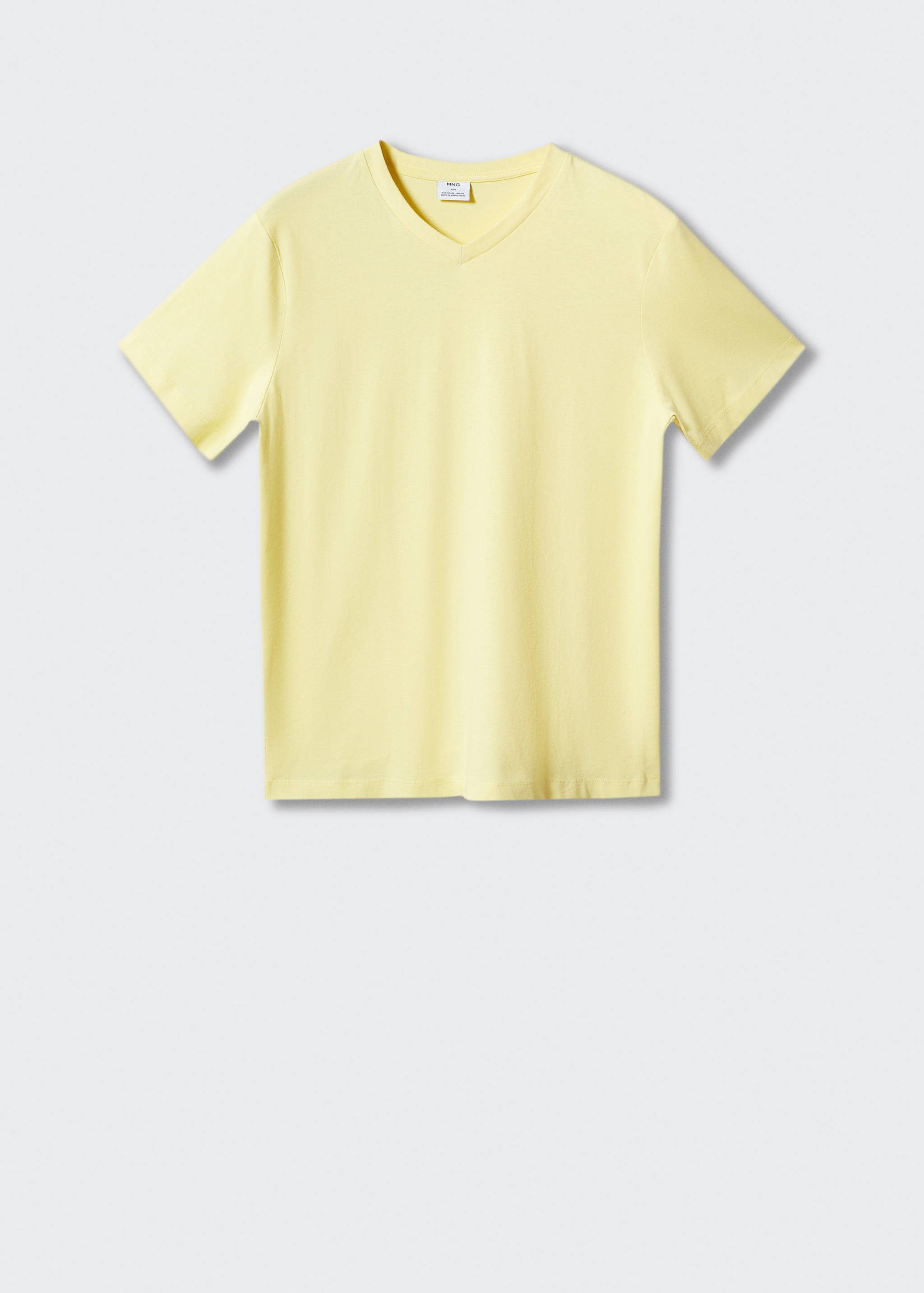 T-shirt col V 100 % coton - Article sans modèle