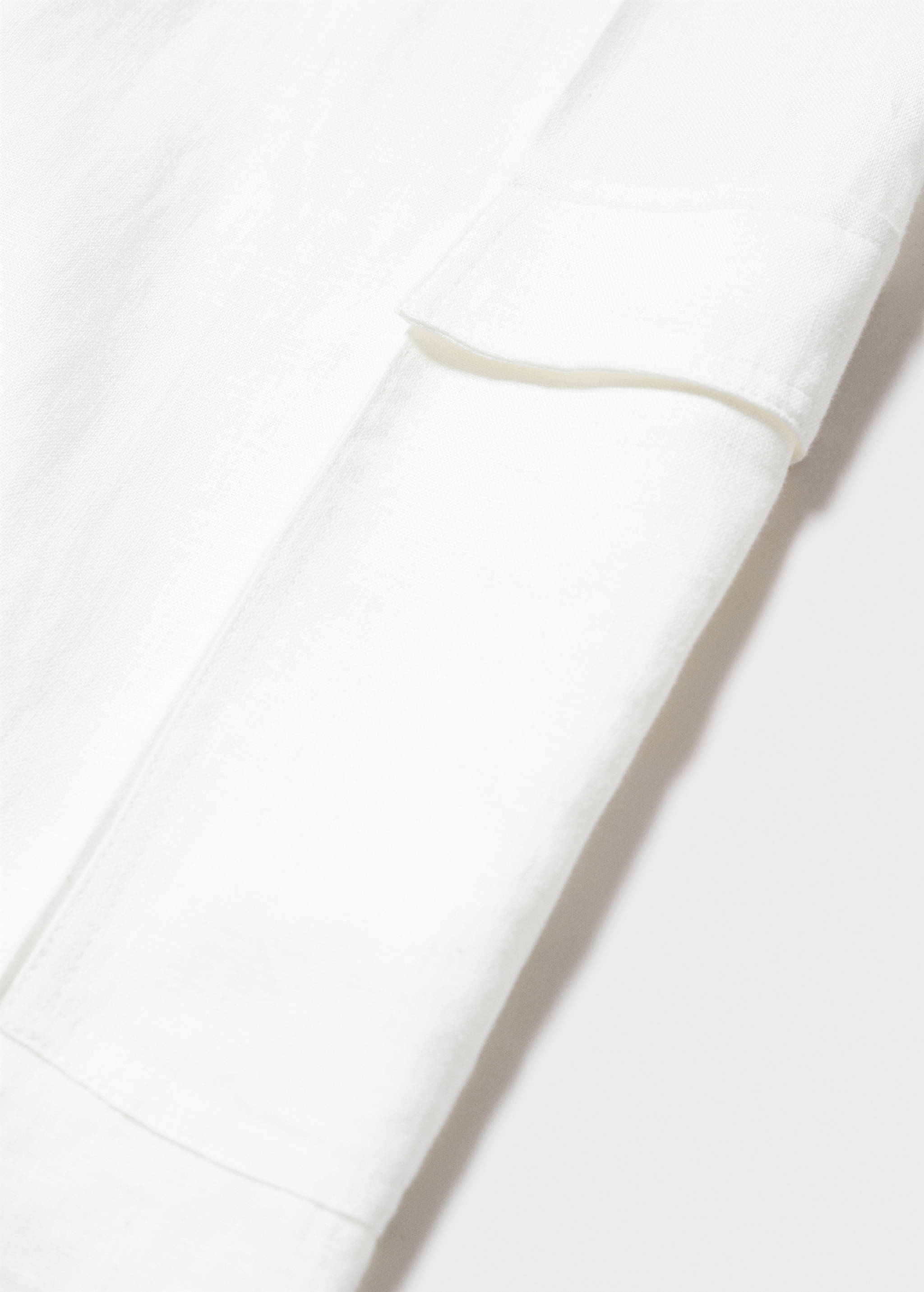 Linen cargo trousers - Details of the article 8