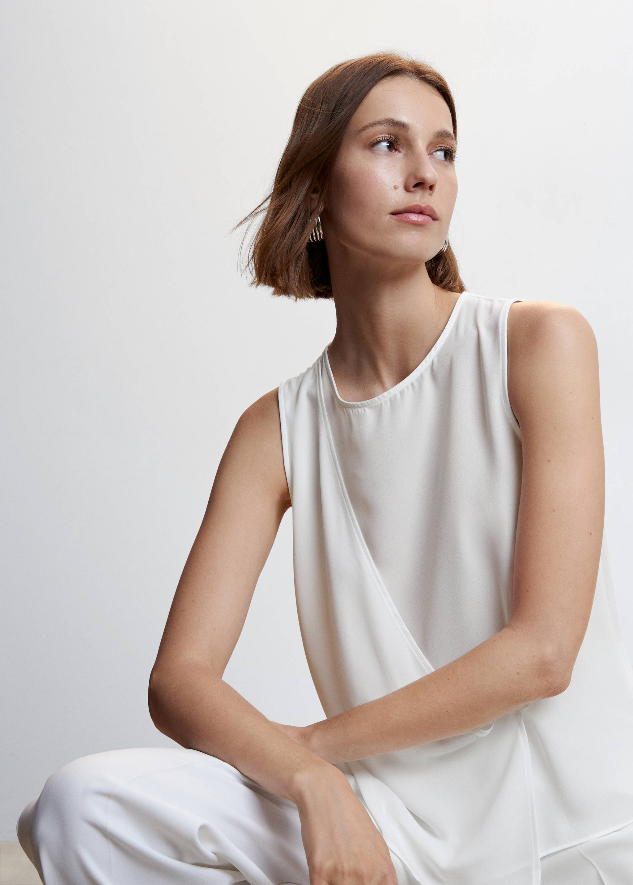 Blusa cruzada botón - Detalle del artículo 2