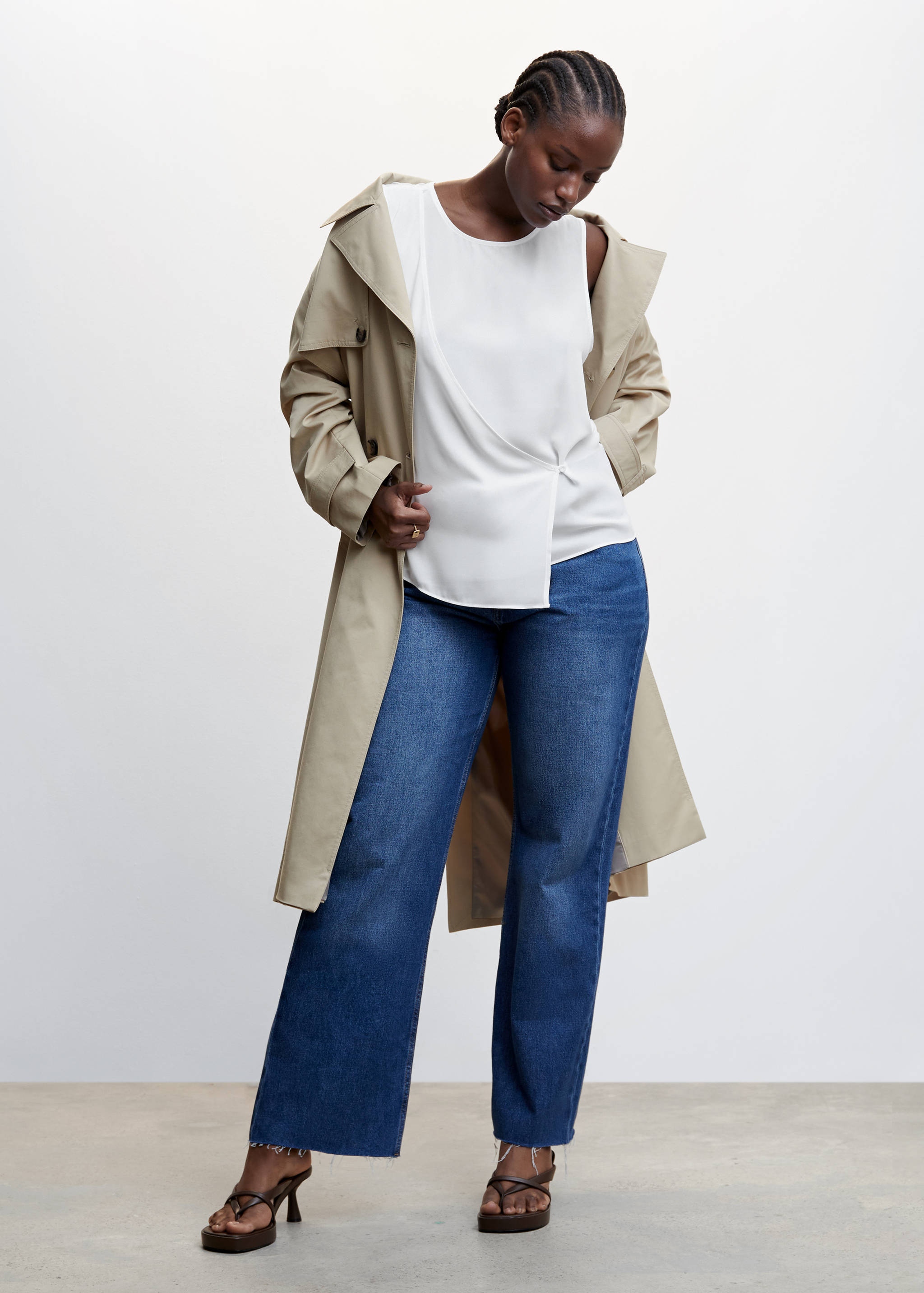 Blusa cruzada botón - Detalle del artículo 3