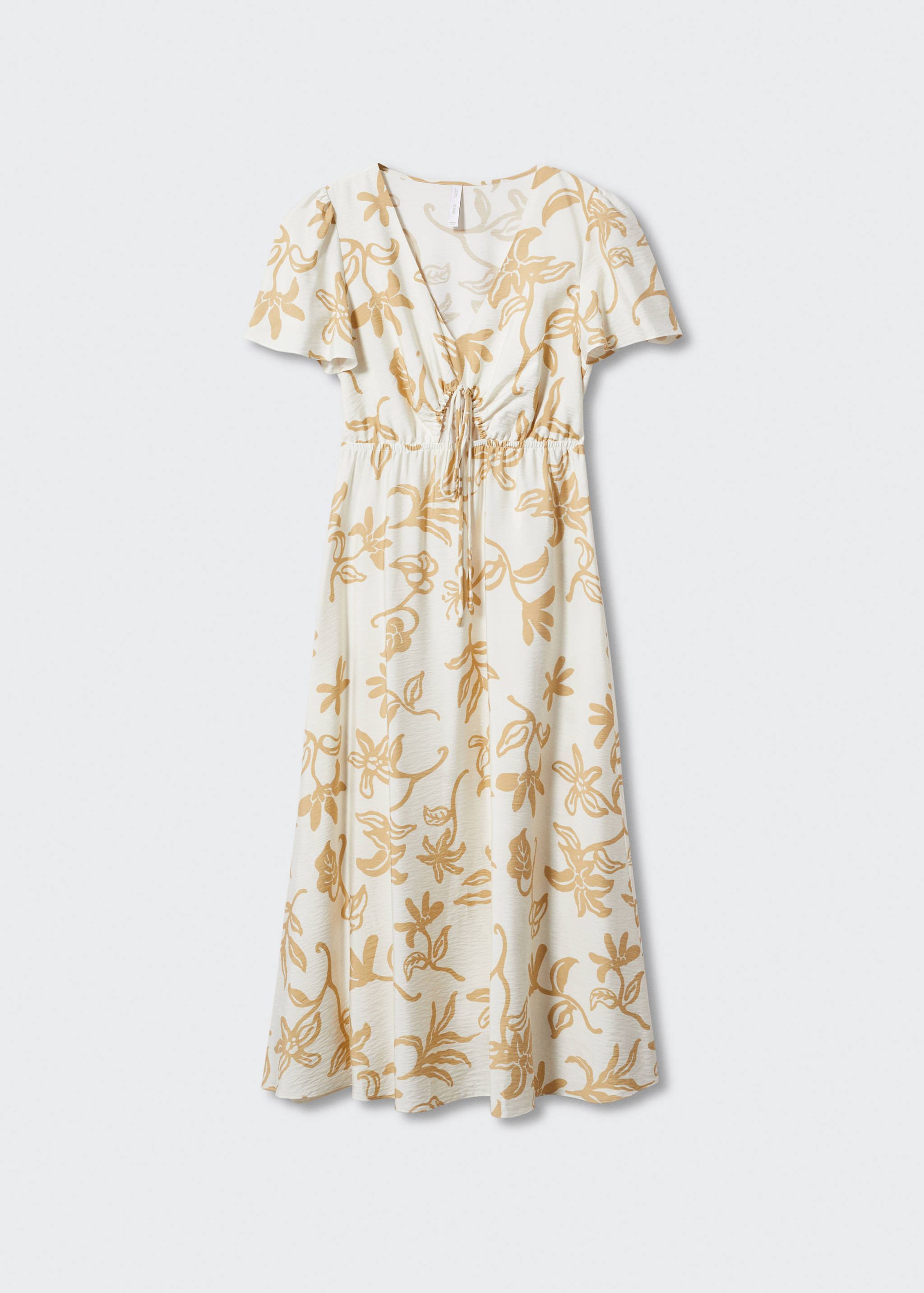 Printed cut-out detail dress - Article without model