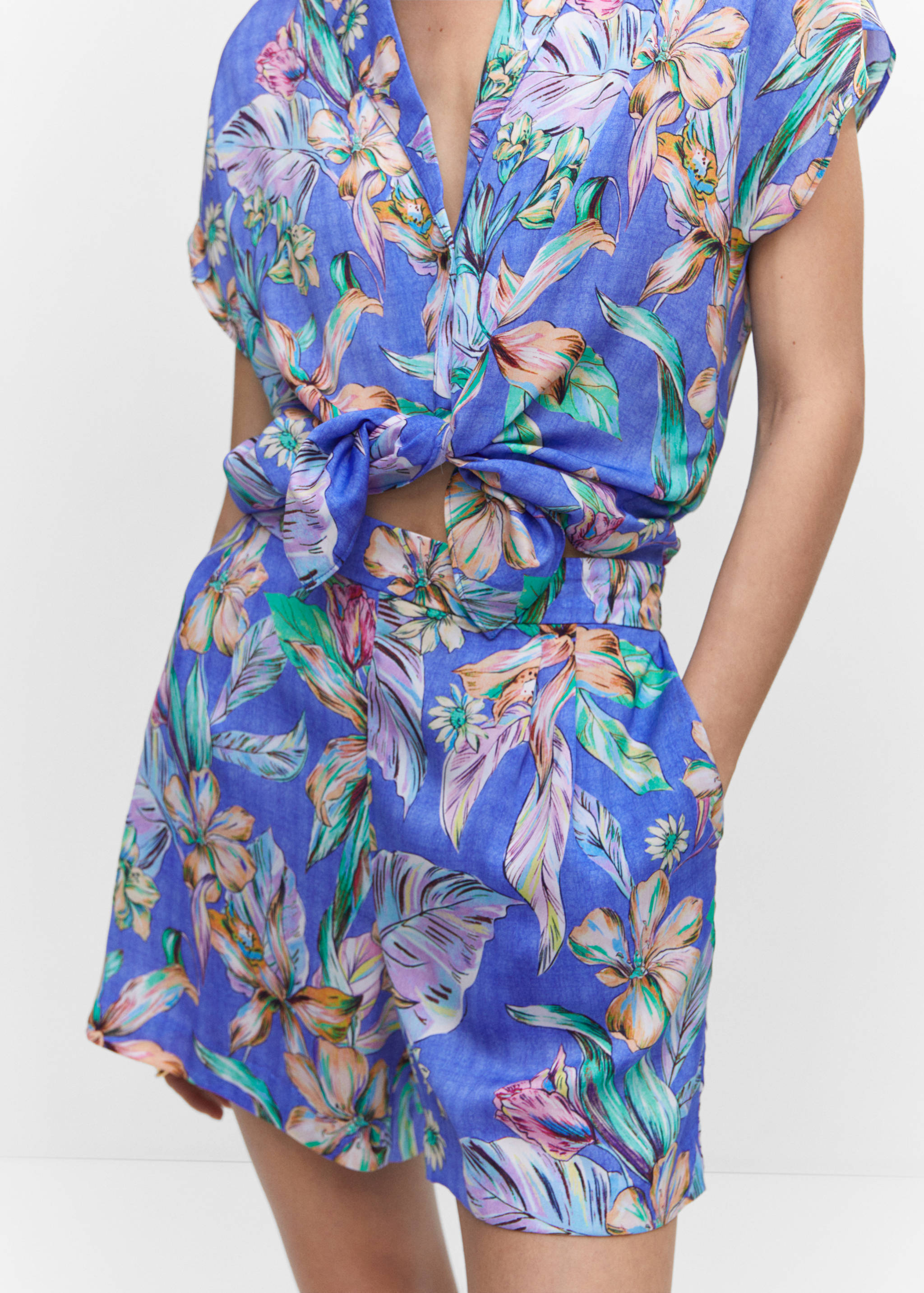 Shorts estampado tropical - Detalle del artículo 6