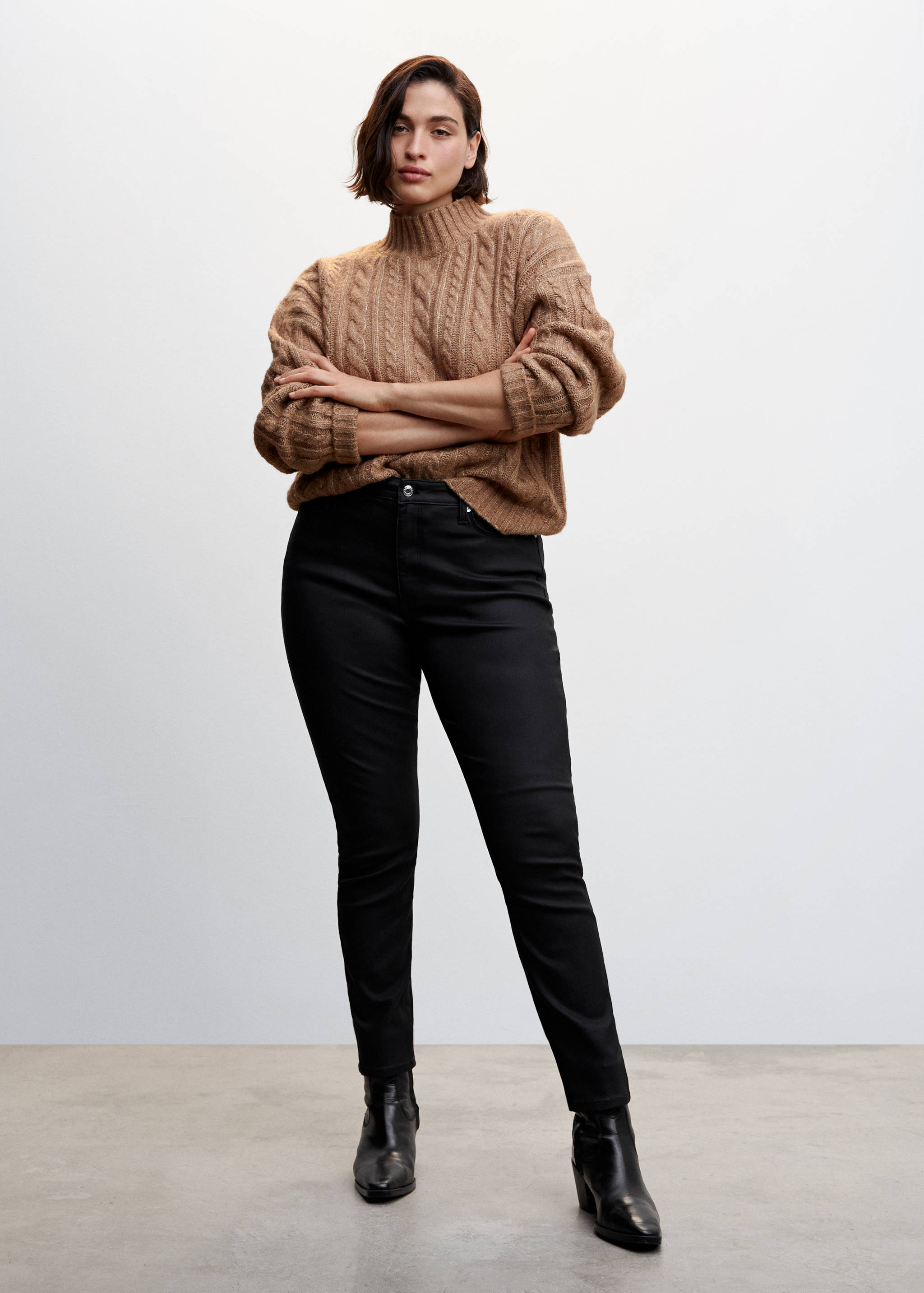 Jean skinny taille haute enduit - Détail de l'article 3