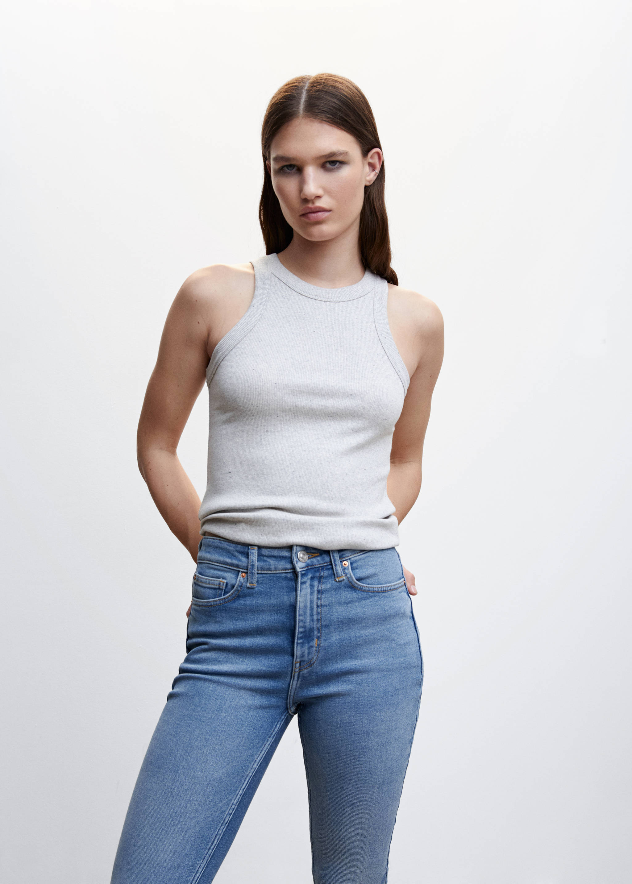 Jeans skinny tiro alto - Detalle del artículo 1