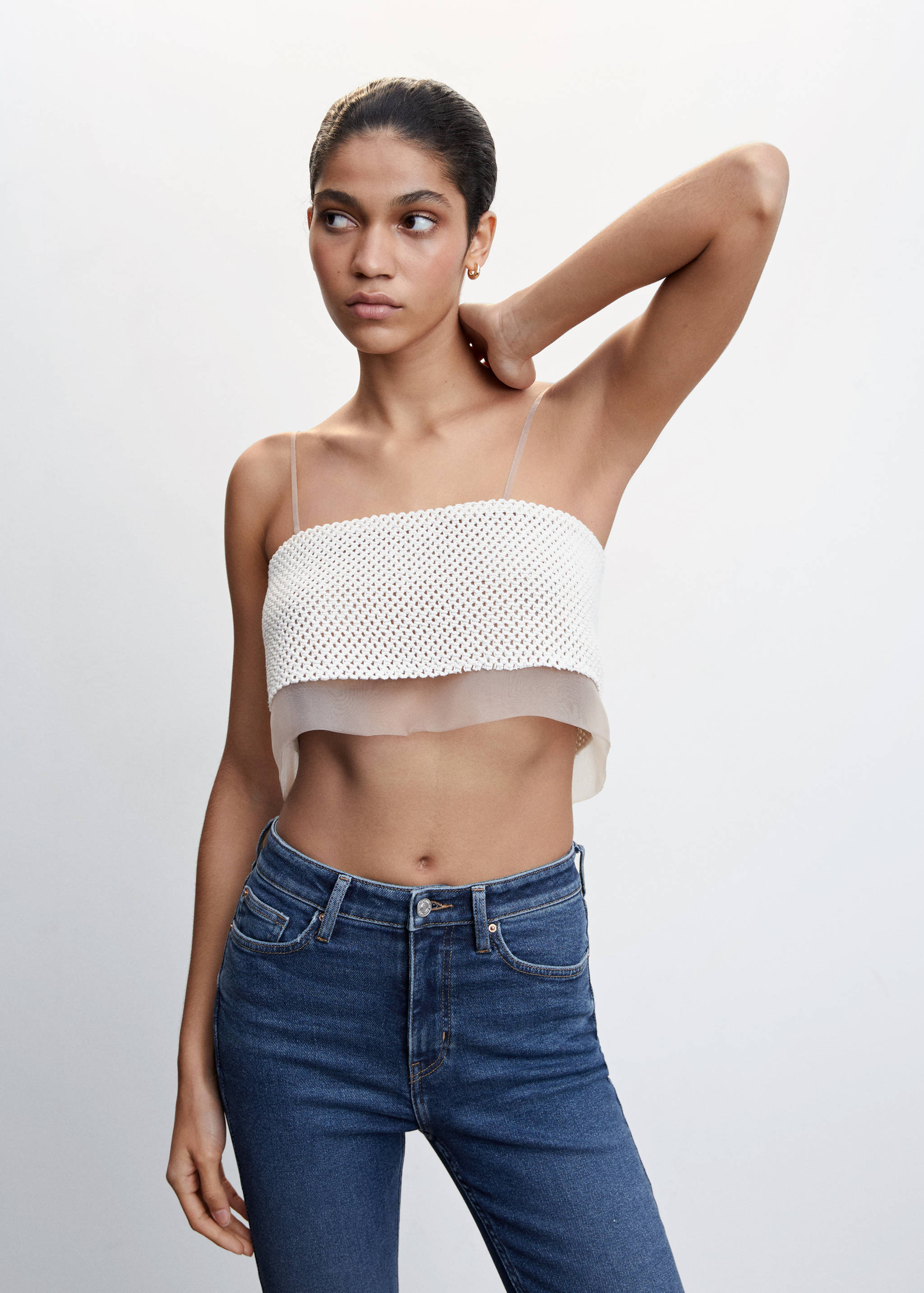 Jeans skinny tiro alto - Detalle del artículo 1