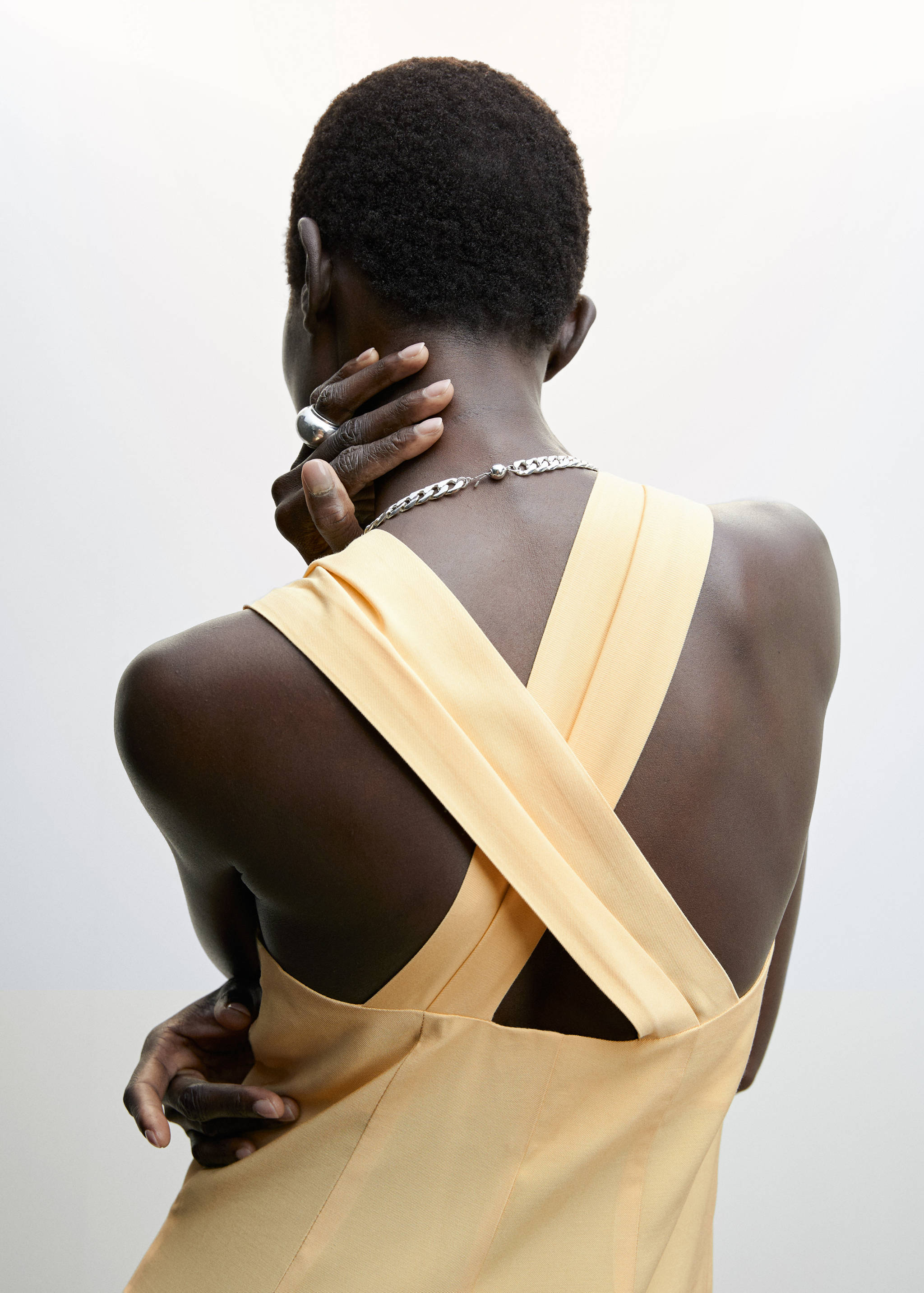 Wrap-back short jumpsuit - Details of the article 6