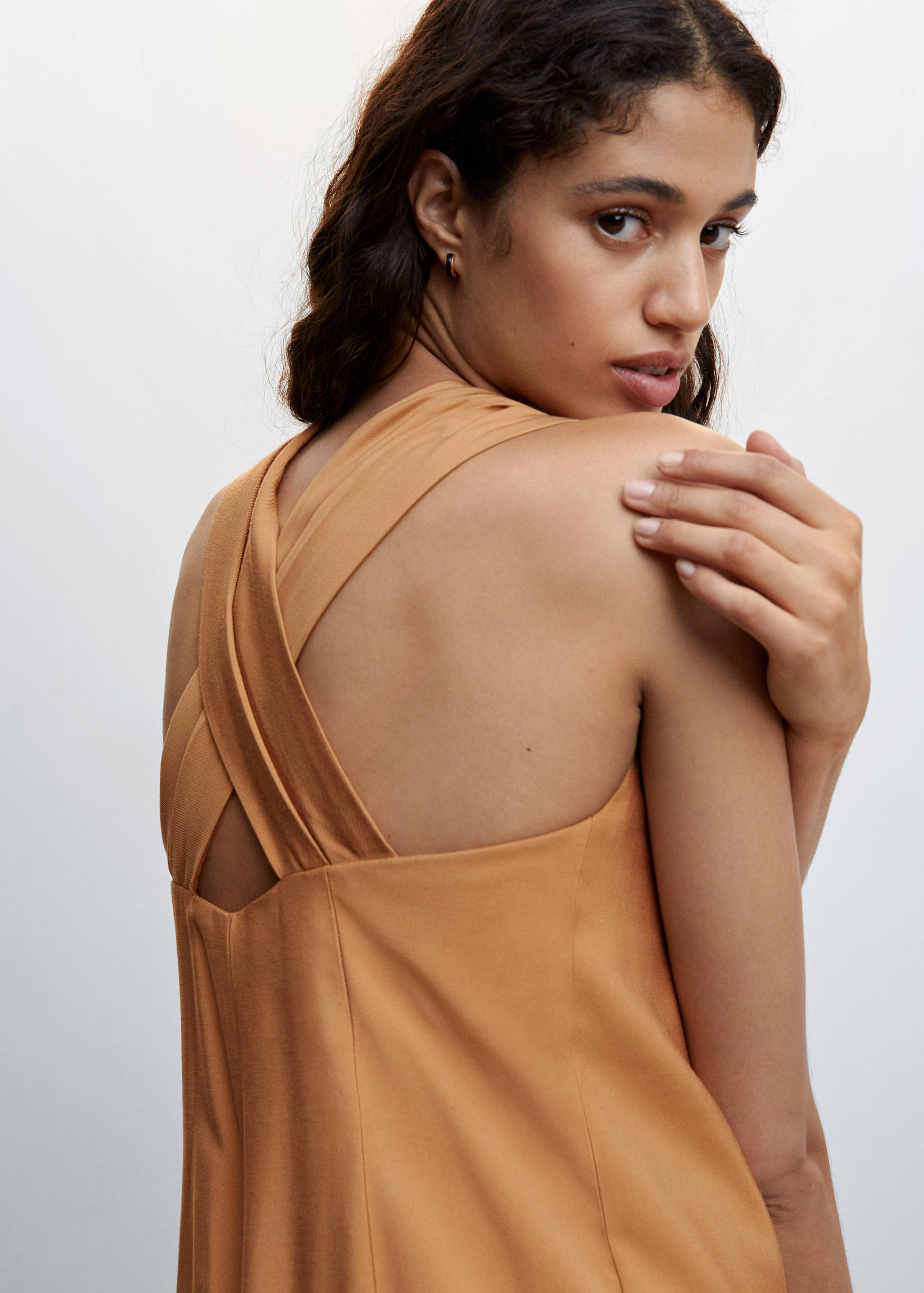 Wrap-back short jumpsuit - Details of the article 6