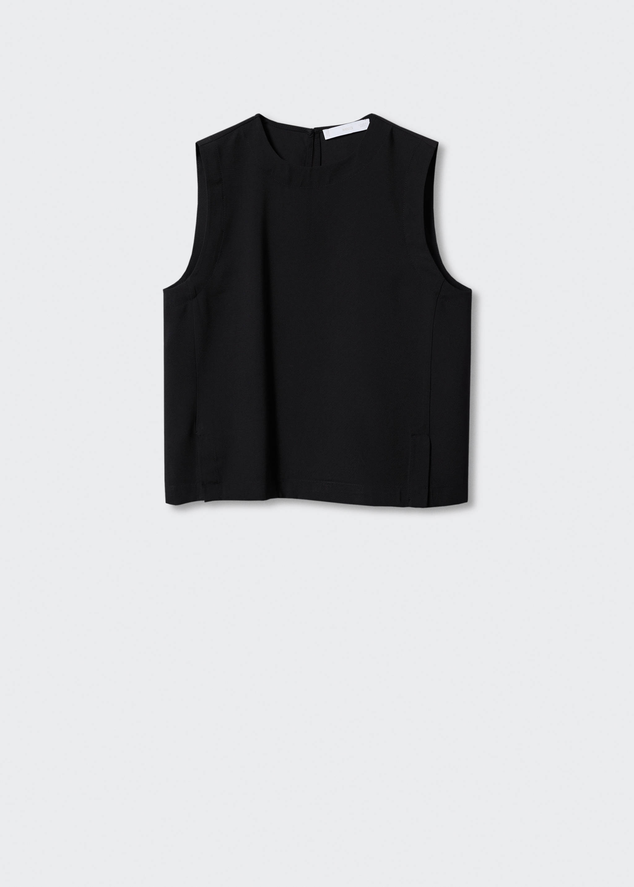 V-back blouse - Article without model