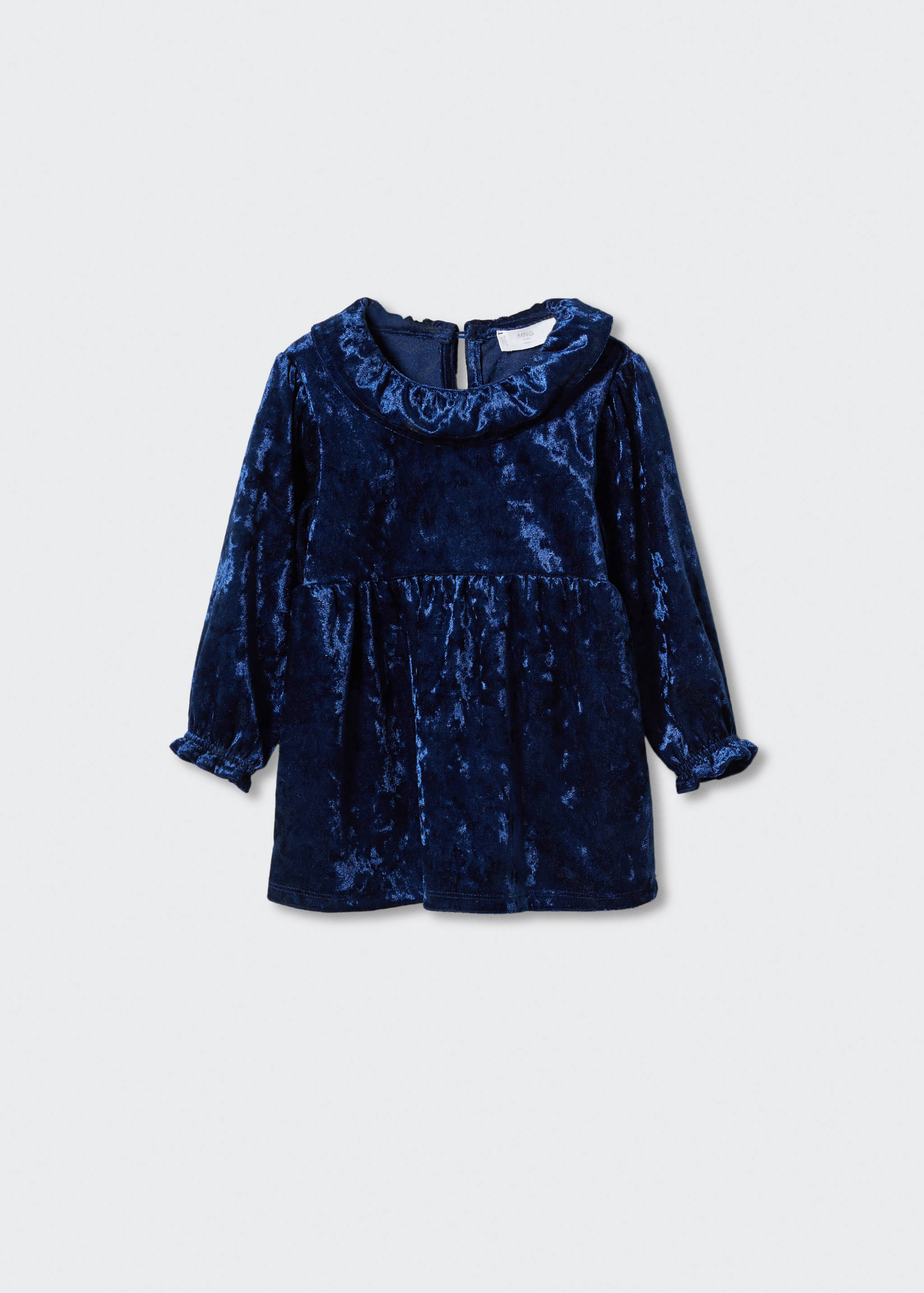 Ruffled velvet dress - Article without model