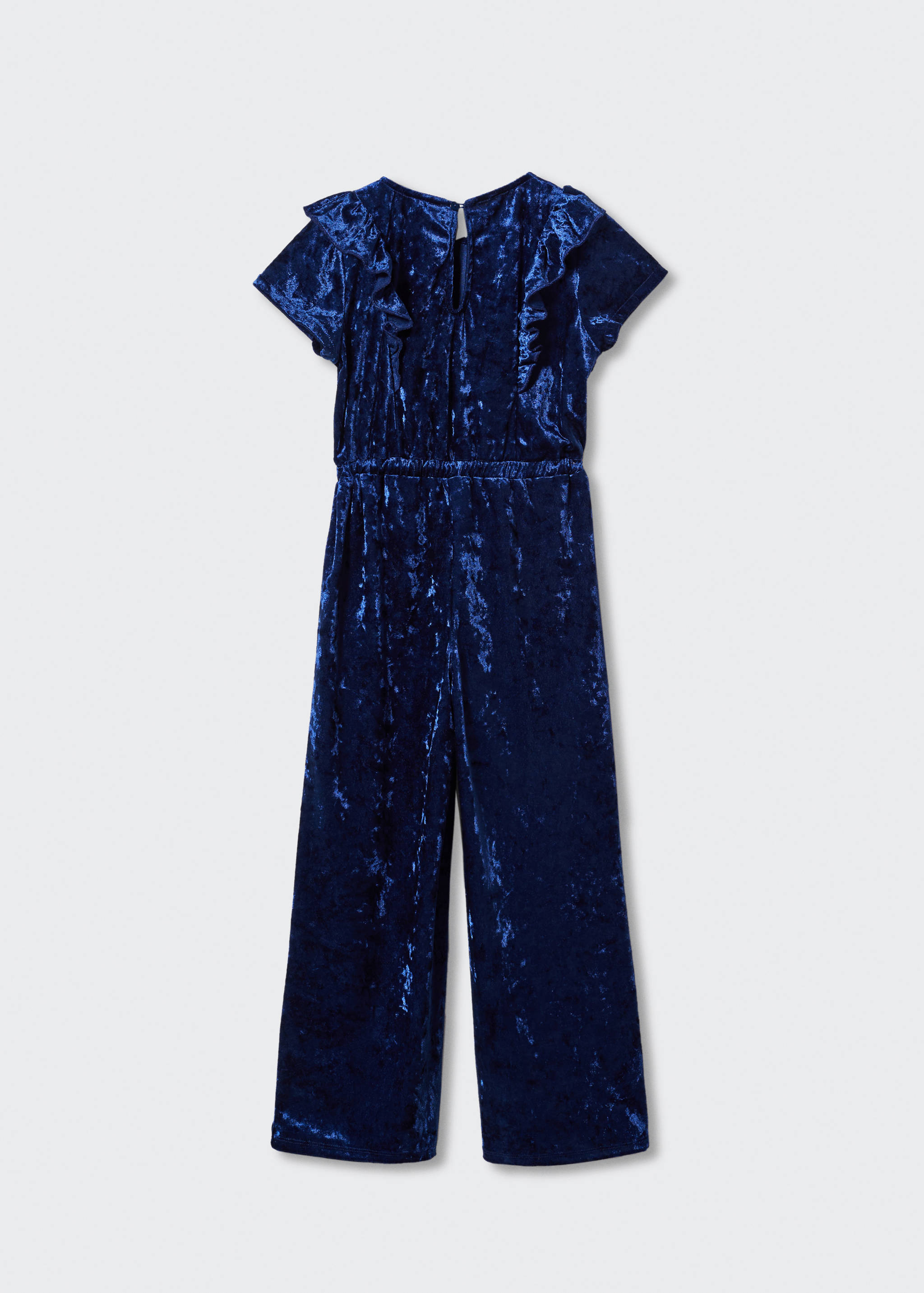 Velvet long jumpsuit - Reverse of the article