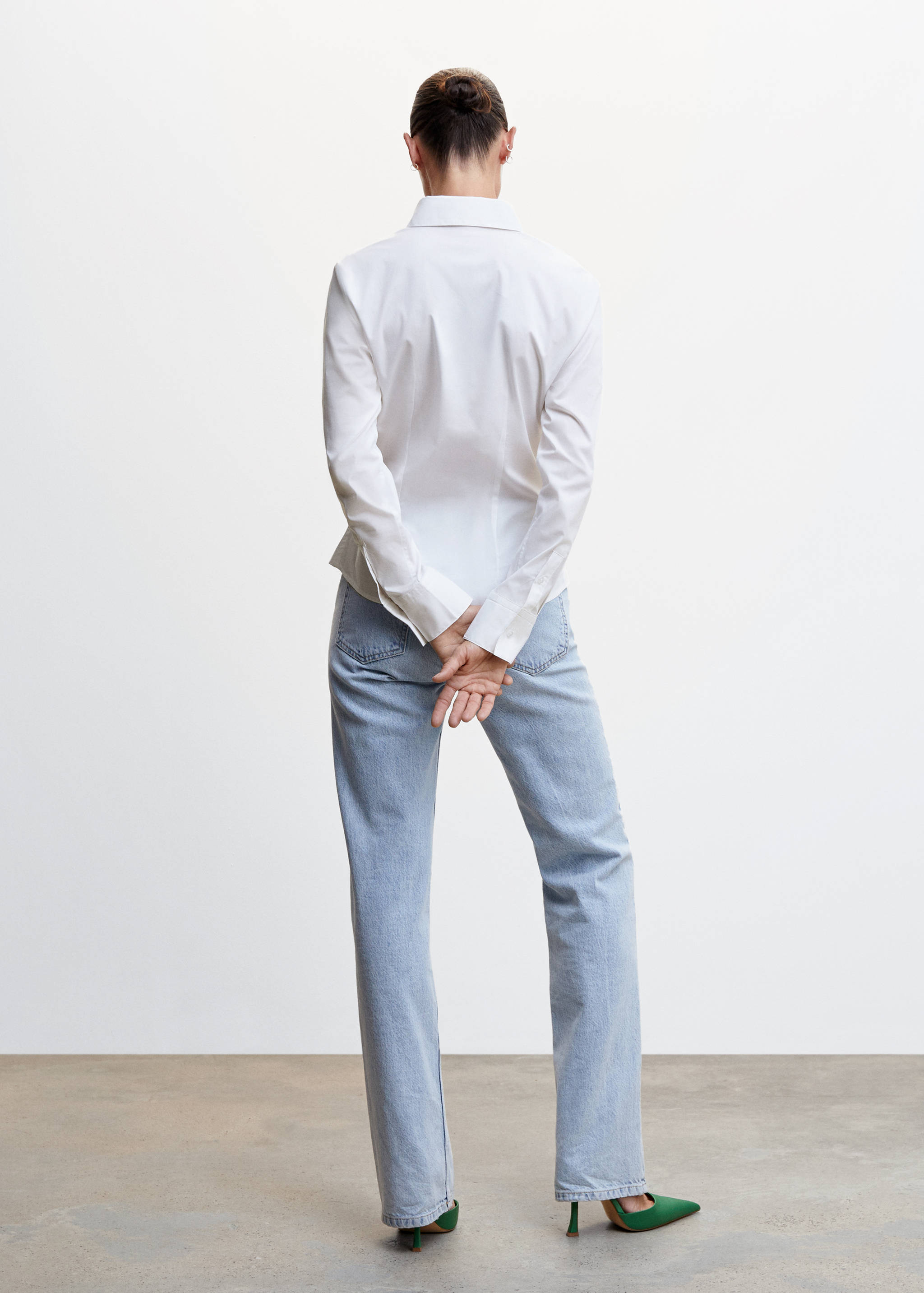 Essential cotton-blend shirt - Reverse of the article