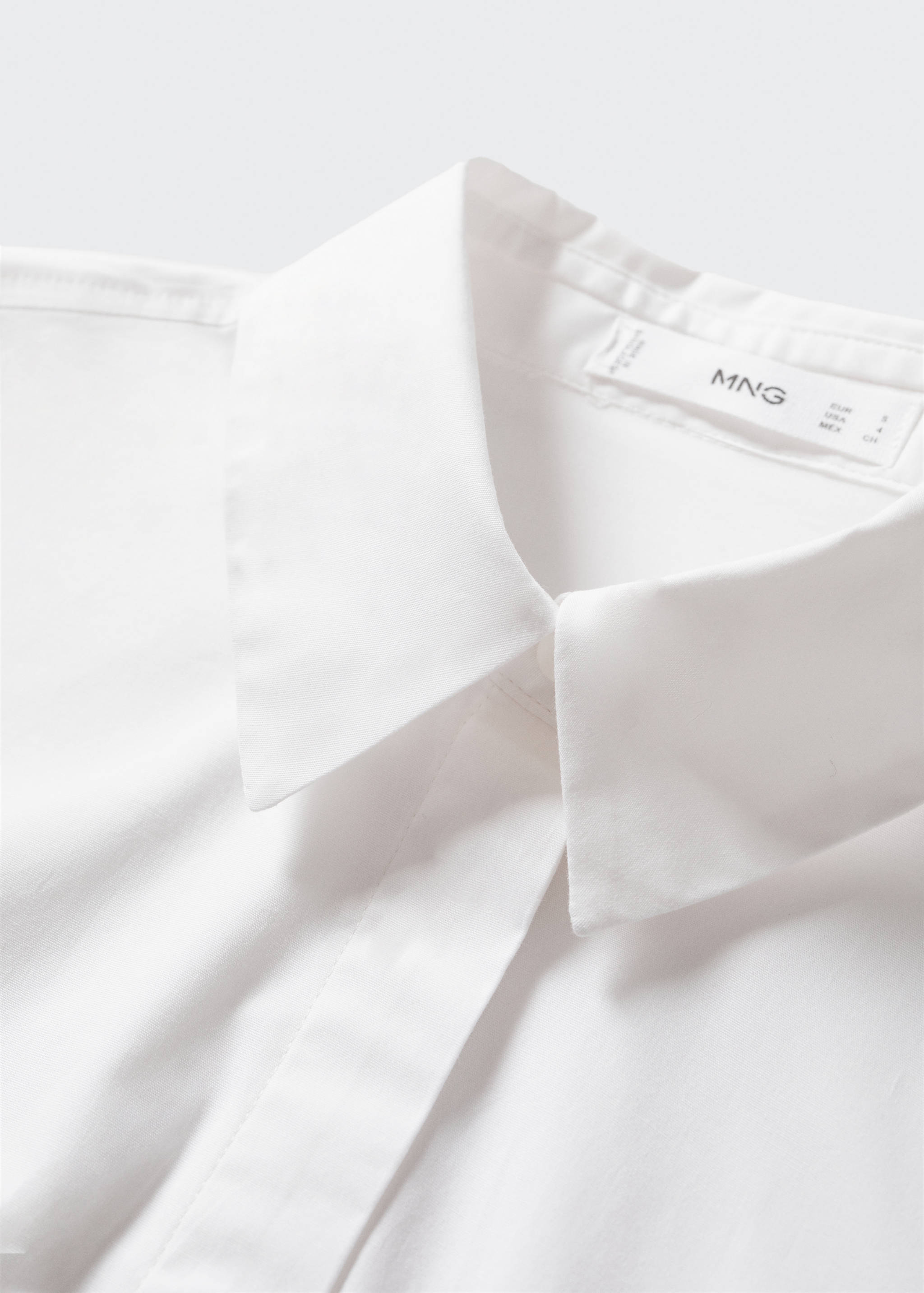 Essential cotton-blend shirt - Details of the article 8