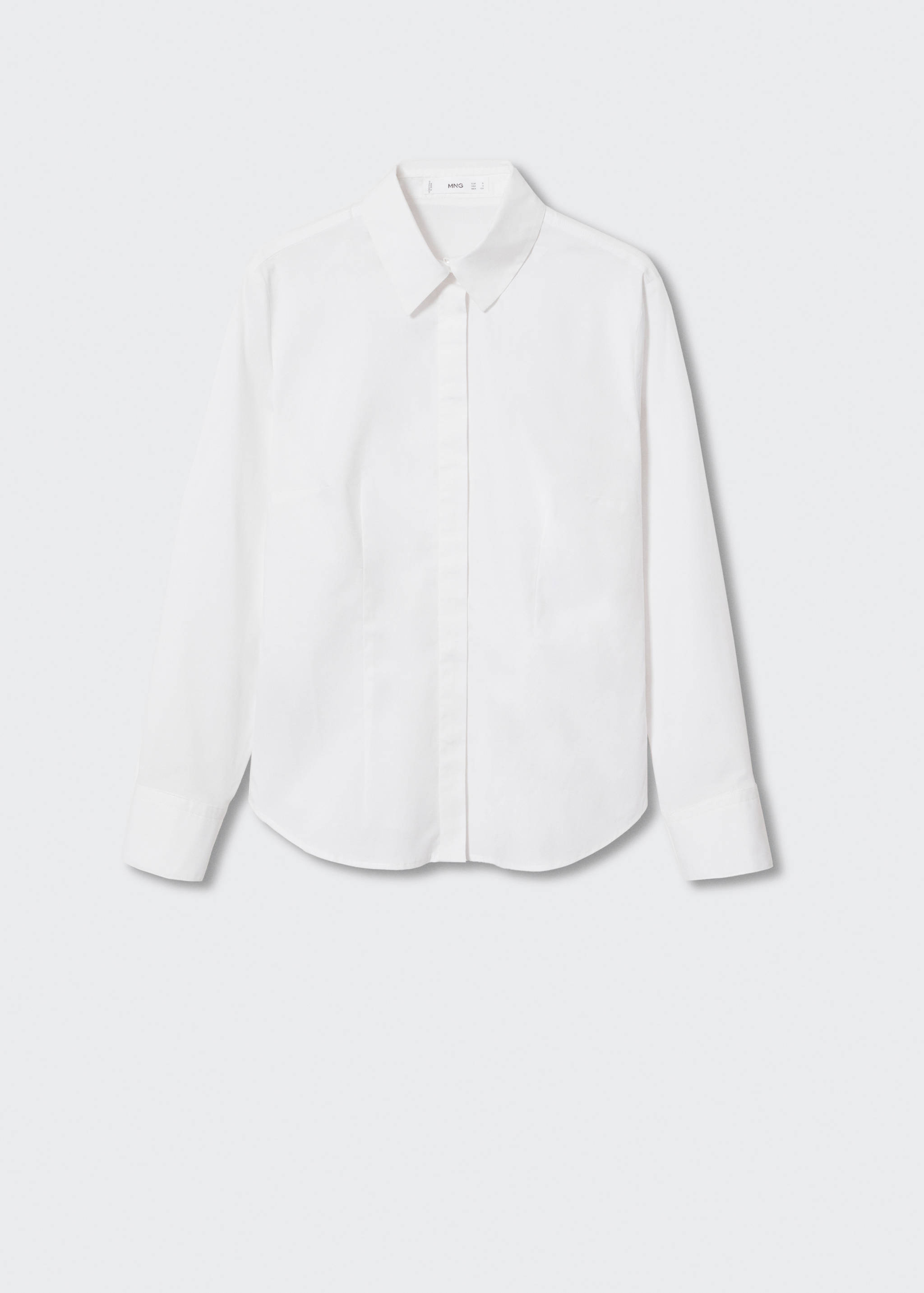Essential cotton-blend shirt - Article without model