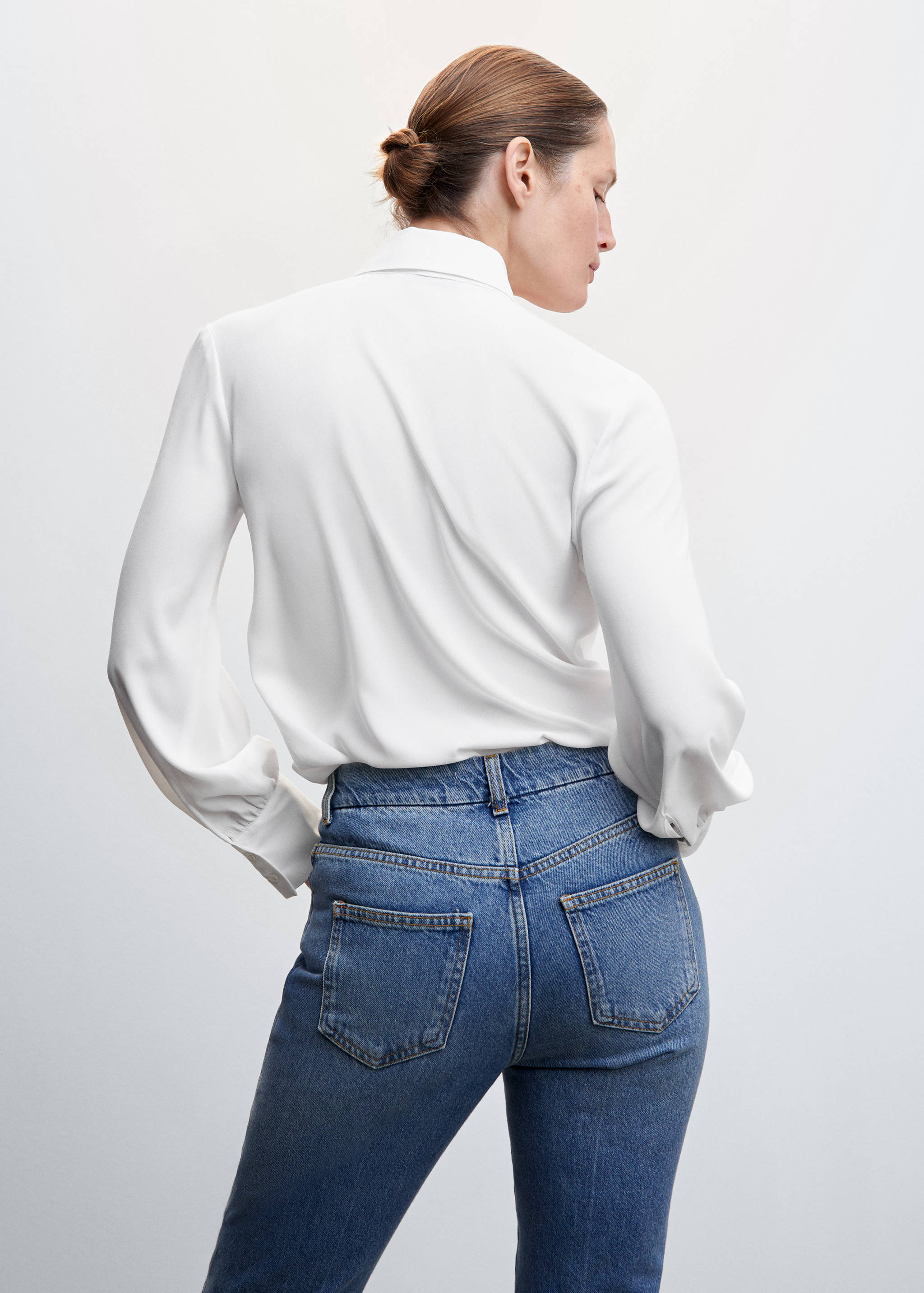 Blusa fluida lazo - Reverso del artículo