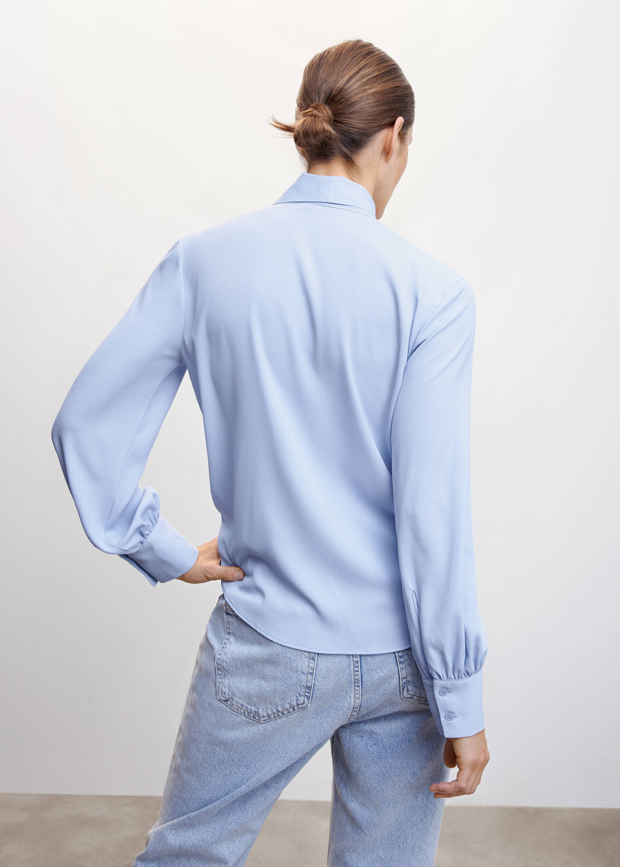 Blusa fluida lazo - Reverso del artículo