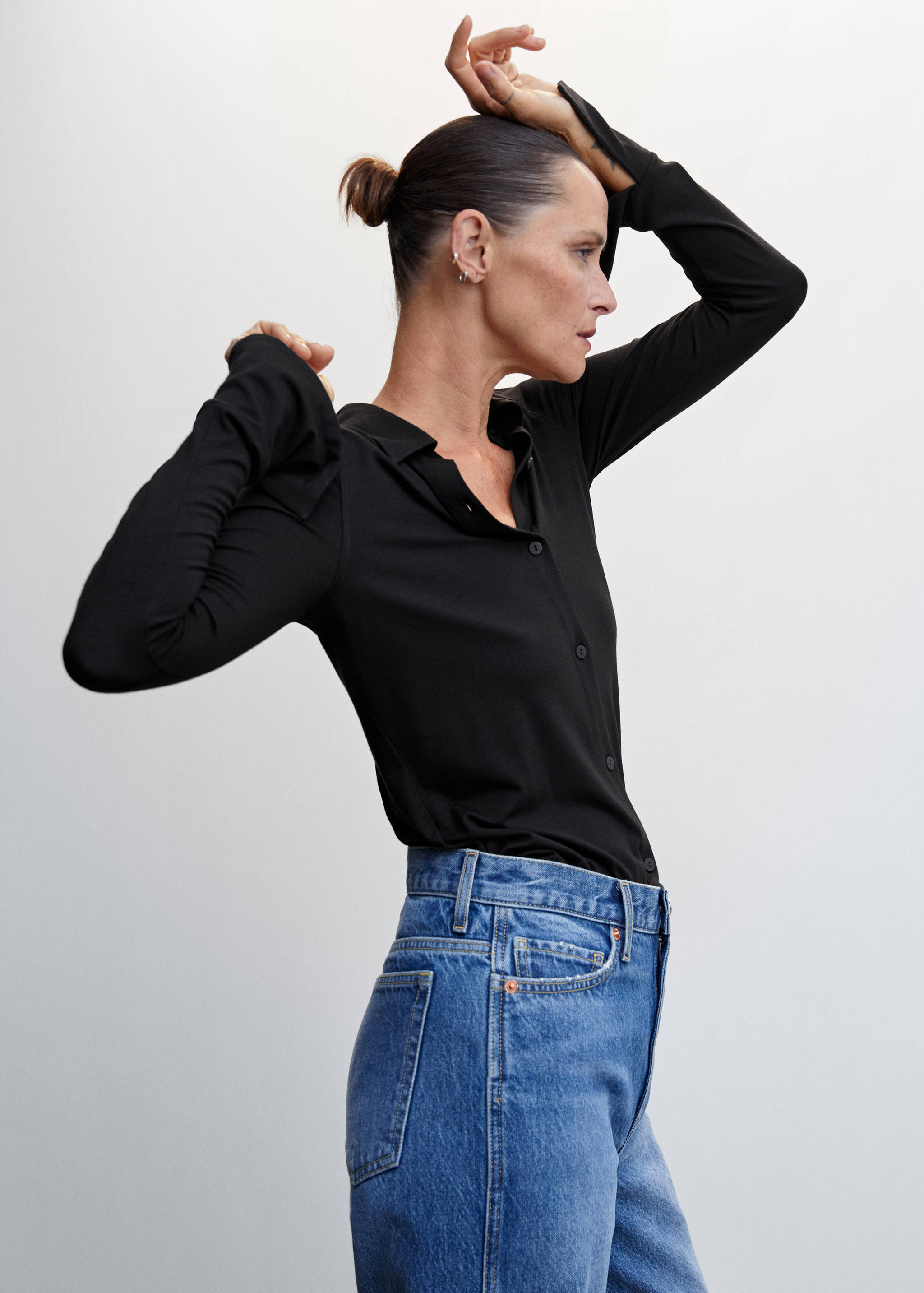 Chemise fluide à boutons - Détail de l'article 1