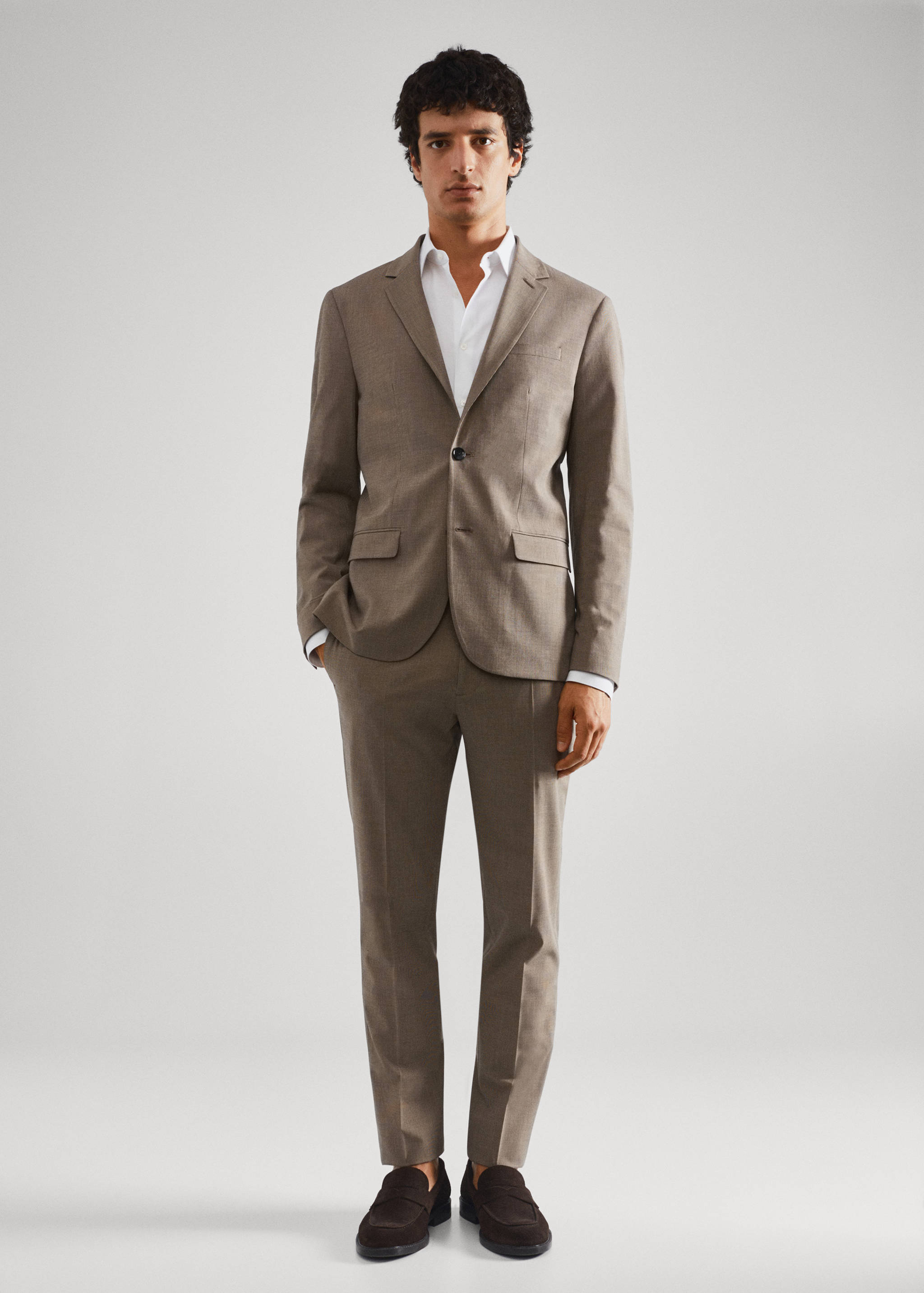 Super slim-fit suit jacket - General plane