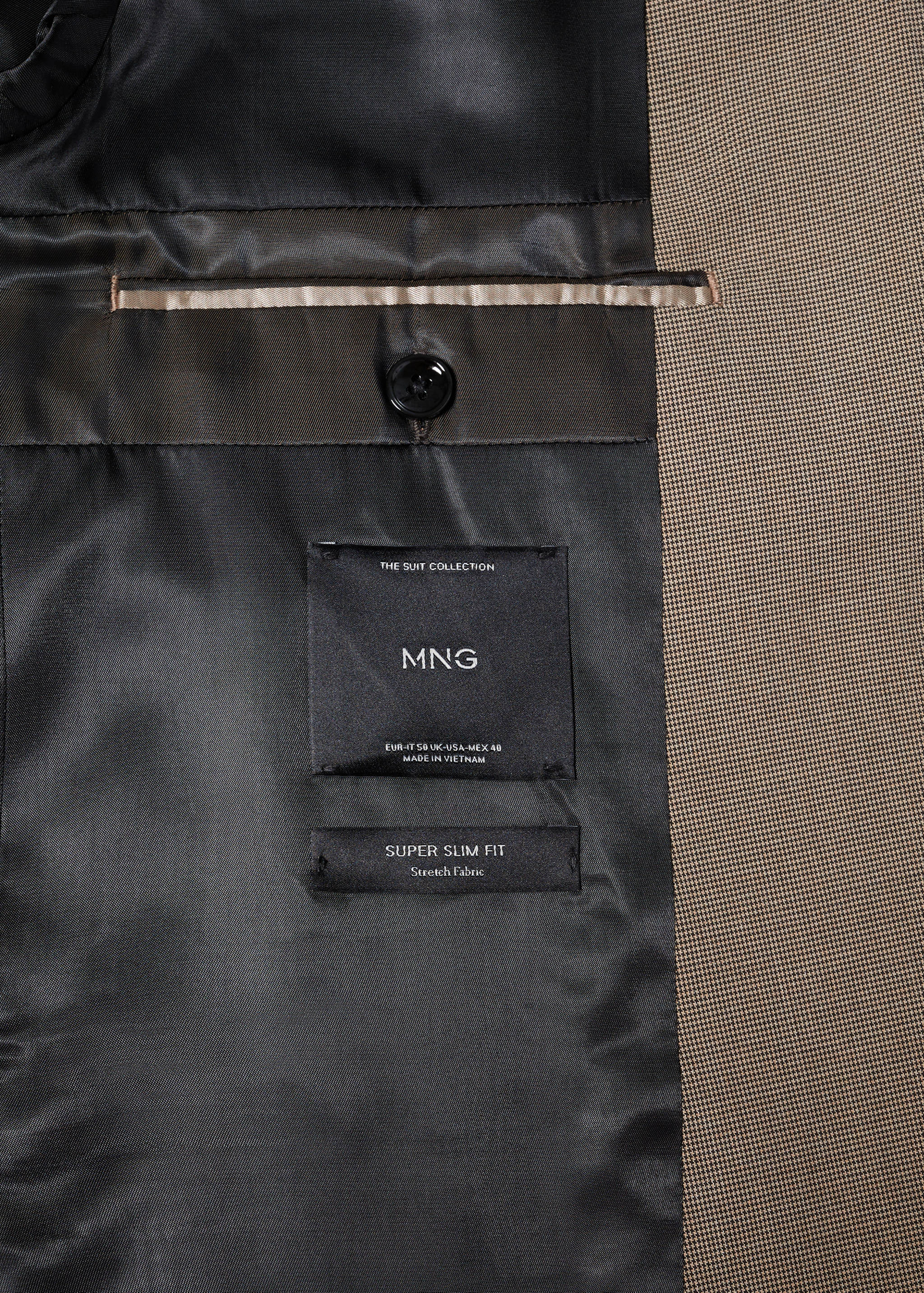 Super slim-fit suit jacket - Details of the article 0